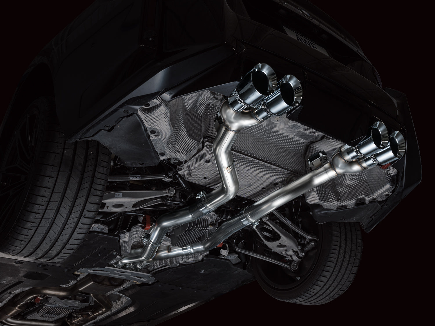 AWE Track Edition Exhaust for BMW G87 M2 - Chrome Silver Tips