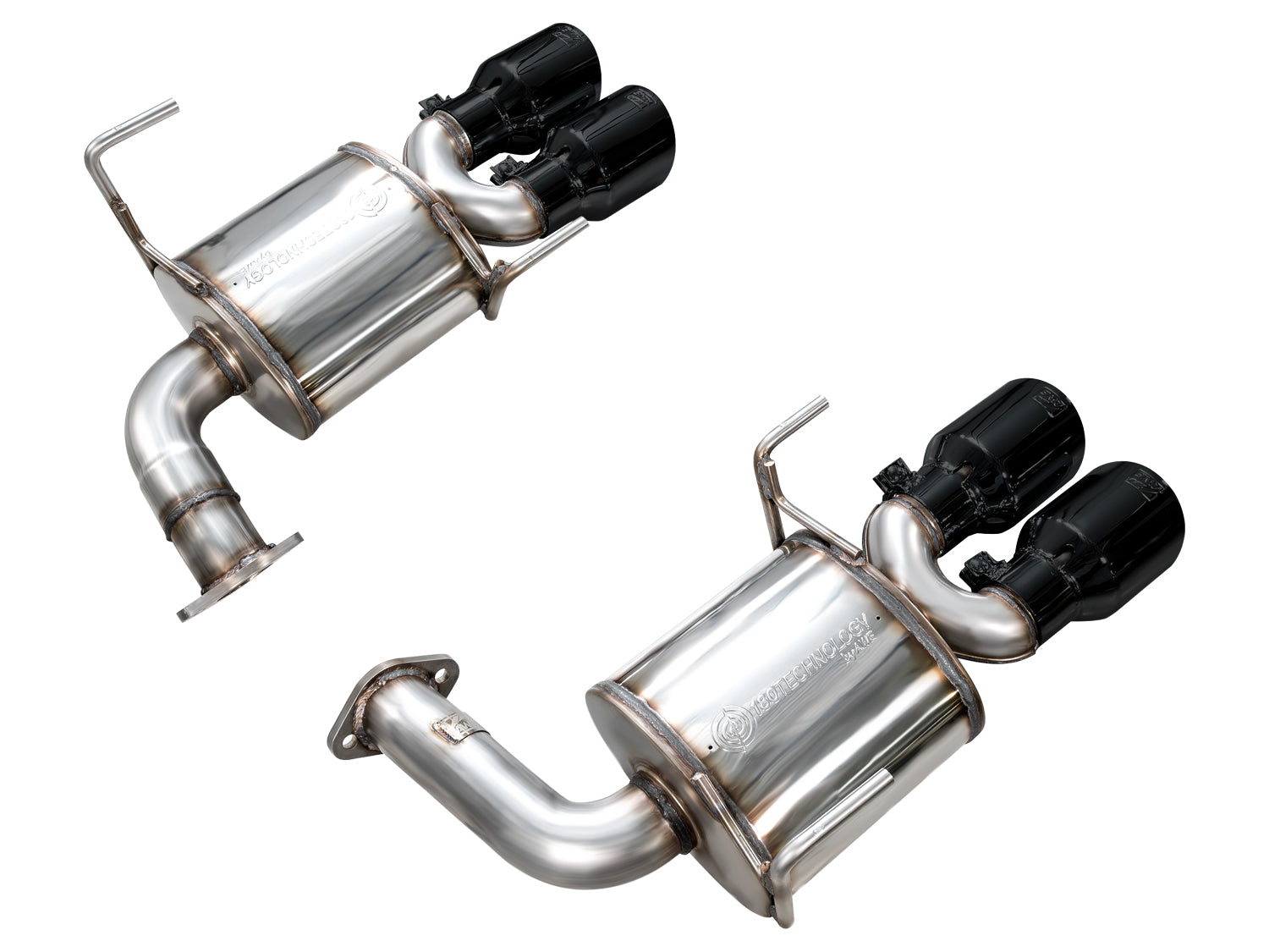 AWE Touring Edition Axleback Exhaust for VB Subaru WRX - Diamond Black Tips