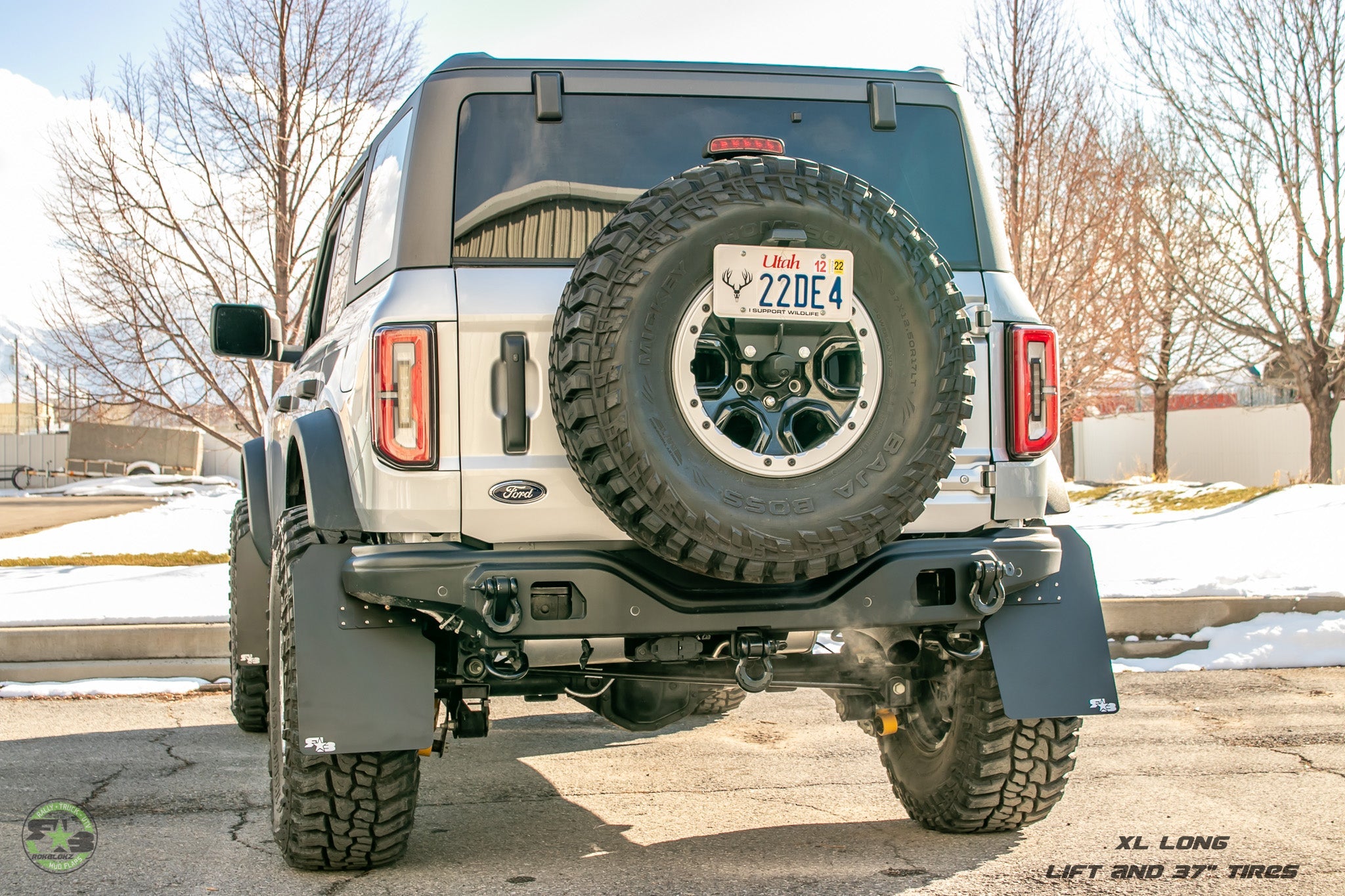 Ford Bronco Mud Flaps 2021+ - Quick Release - XL SIZE