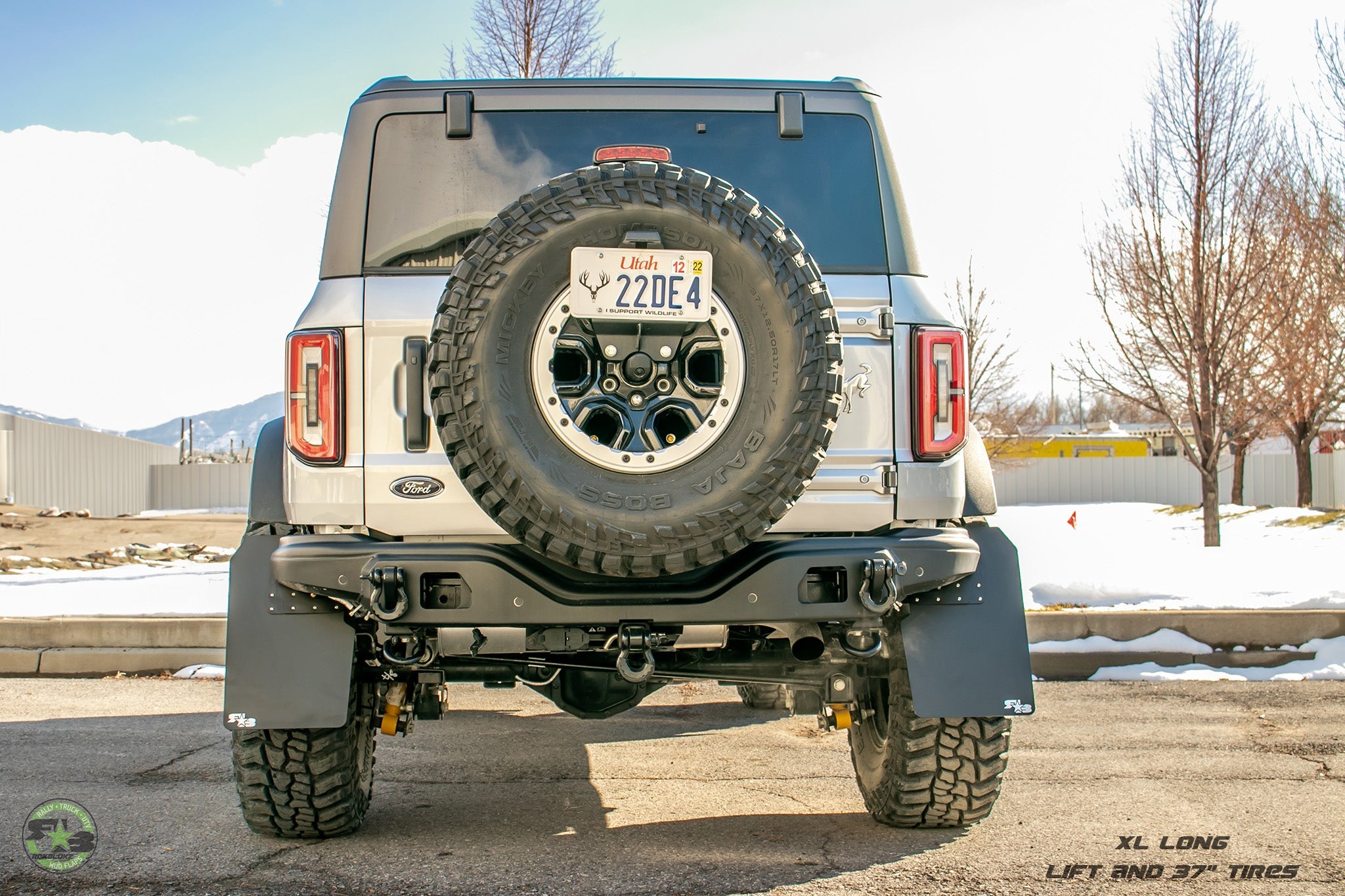 Ford Bronco Mud Flaps 2021+ - Quick Release - XL SIZE