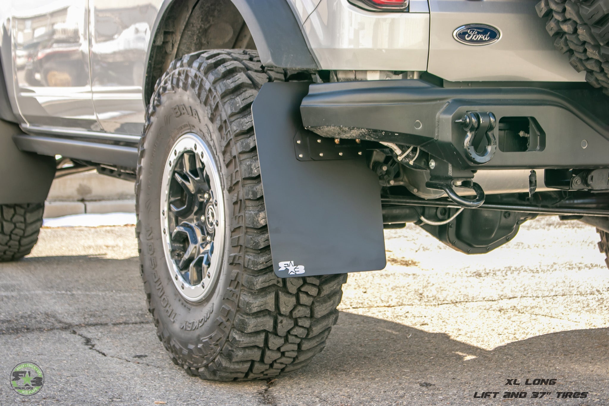 Ford Bronco Mud Flaps 2021+ - Quick Release - XL SIZE