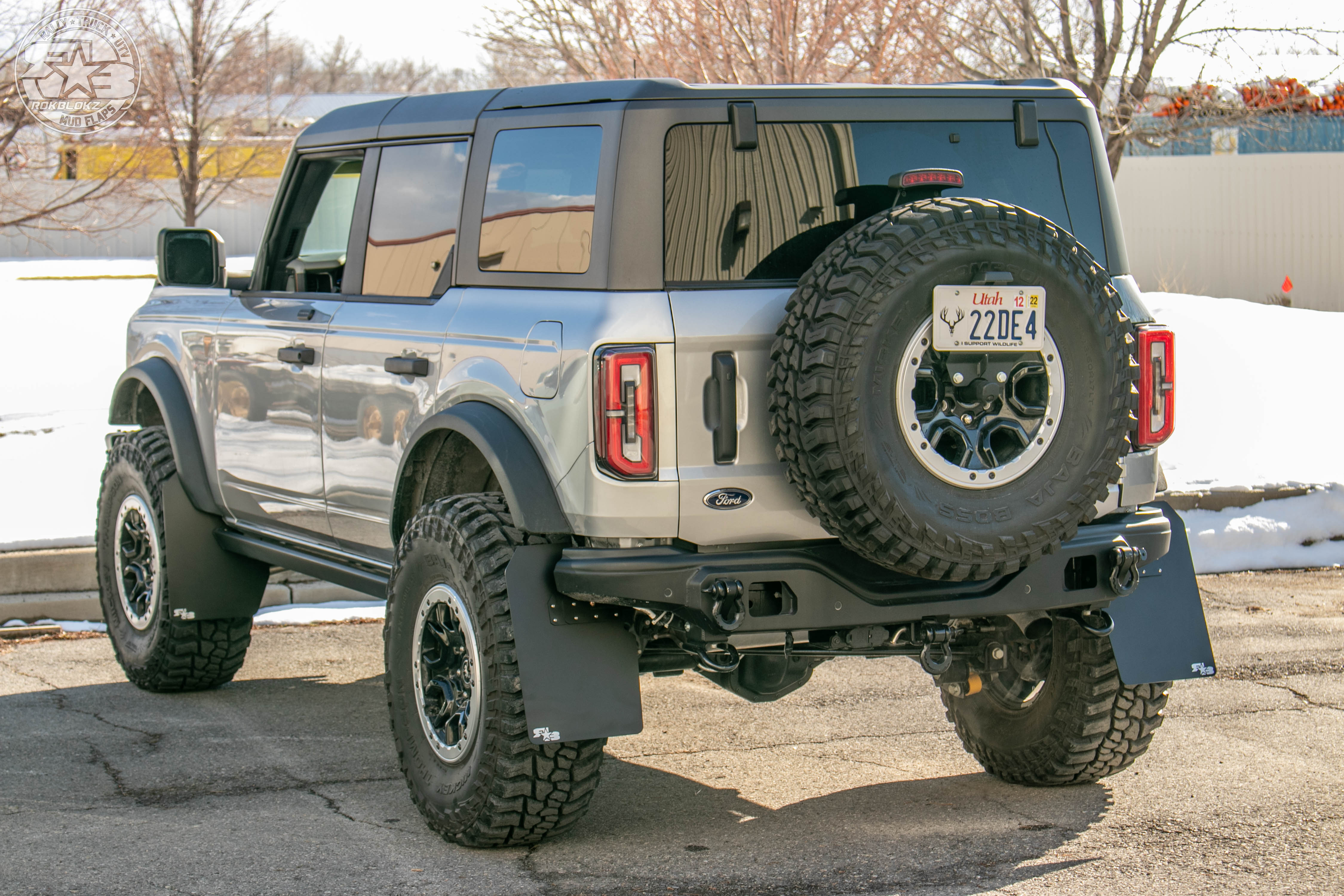 Ford Bronco Mud Flaps 2021+ - Quick Release - XL SIZE