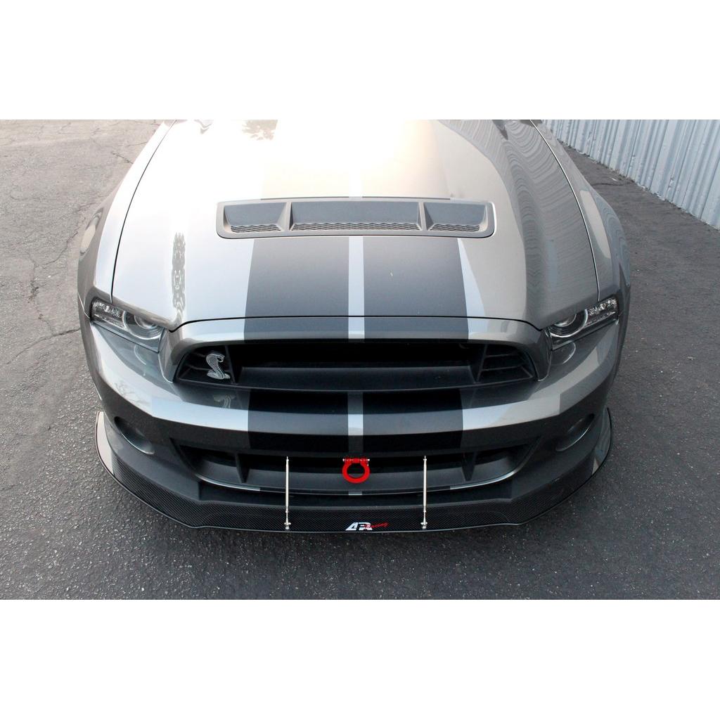 Ford Mustang Carbon Fiber Front Wind Splitter 2011-2014-Front Wind Splitter-Grocery Getter Performance