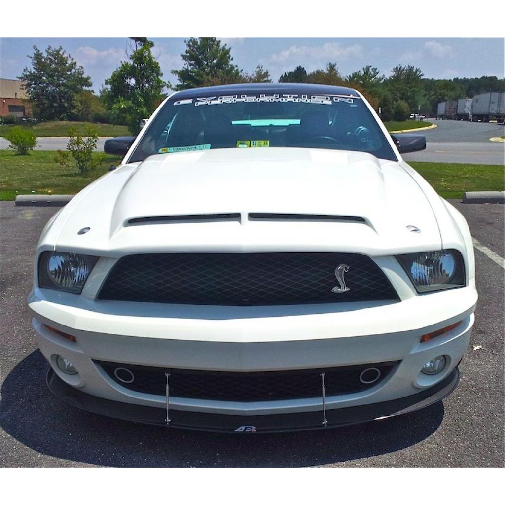 Ford Mustang GT500 Carbon Fiber Front Wind Splitter 2007-2009-Front Wind Splitter-Grocery Getter Performance