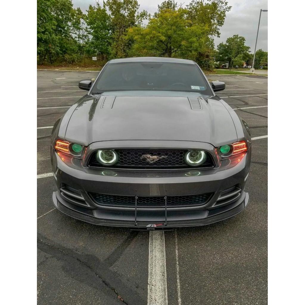 Ford Mustang Roush Front Carbon Fiber Wind Splitter 2013-2014-Front Wind Splitter-Grocery Getter Performance