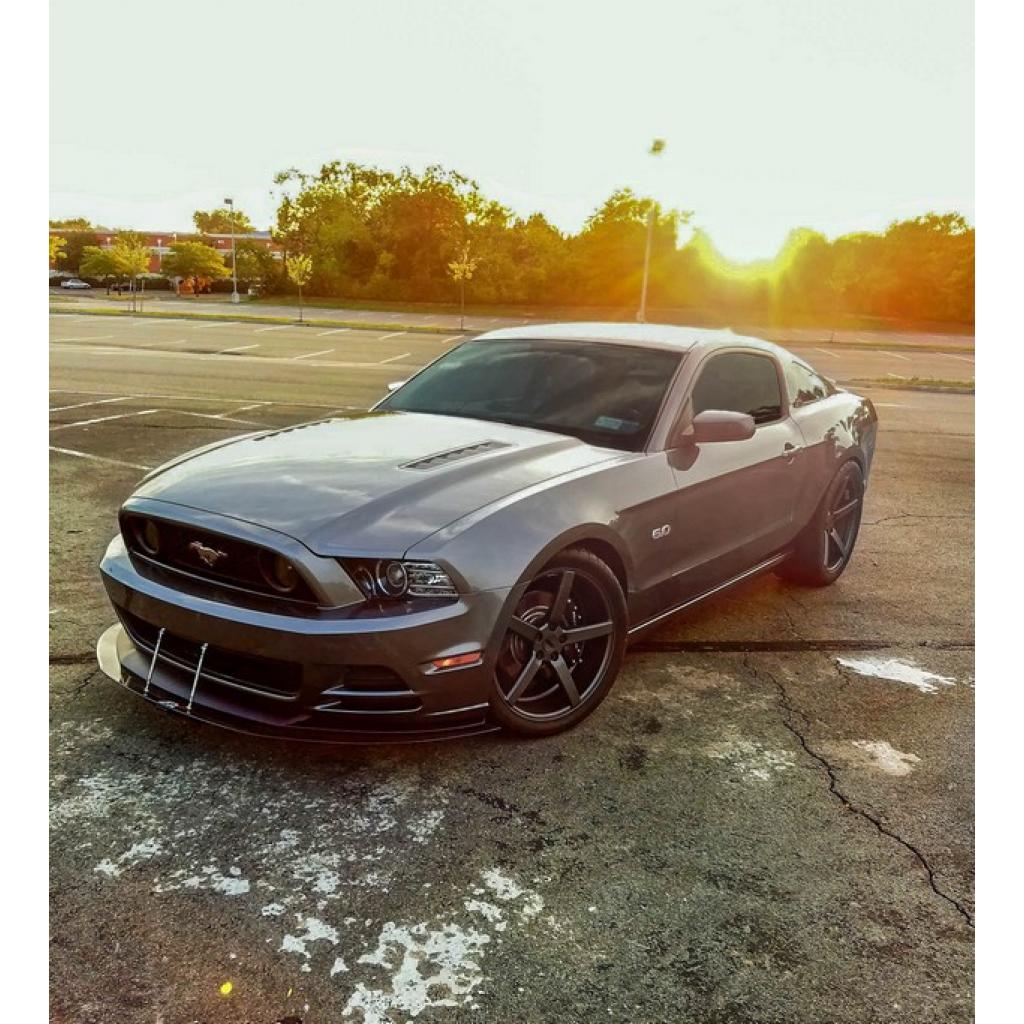 Ford Mustang Roush Front Carbon Fiber Wind Splitter 2013-2014-Front Wind Splitter-Grocery Getter Performance