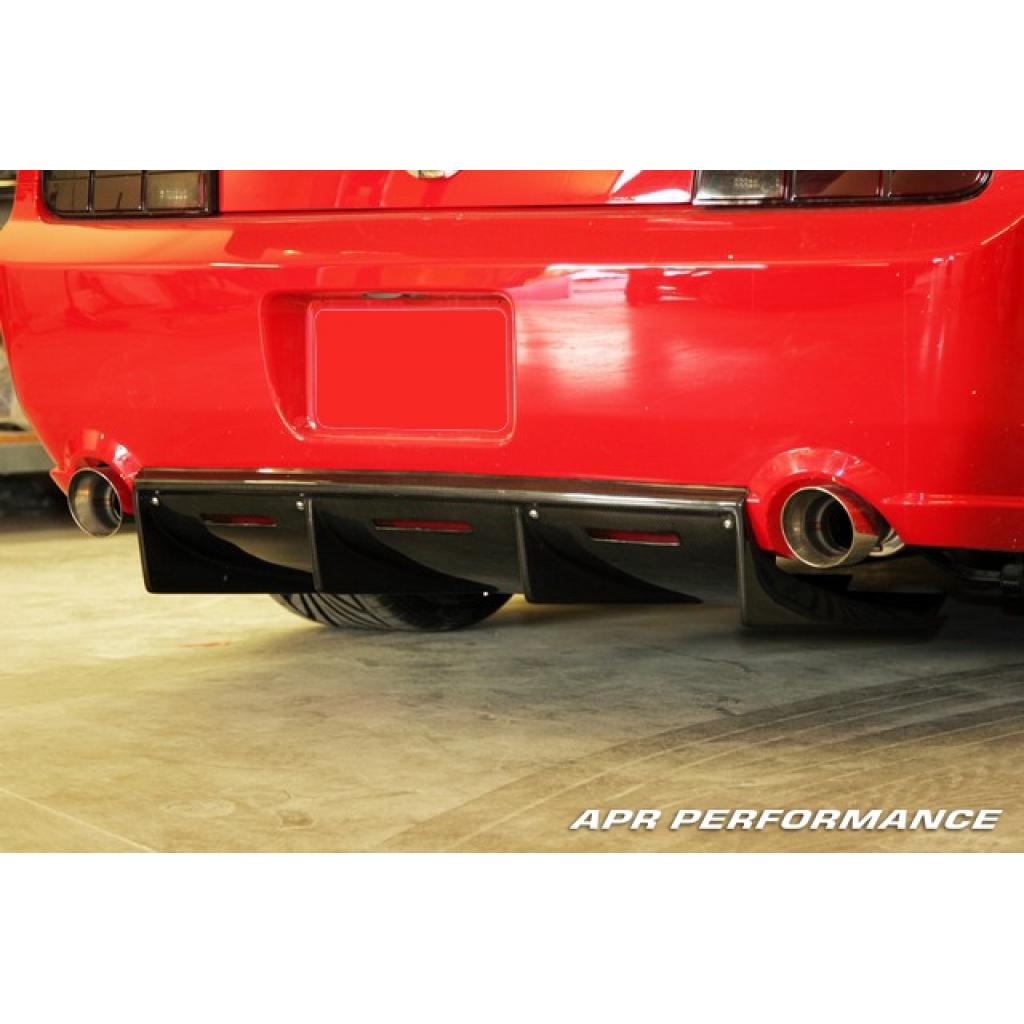 Ford Mustang S197 APR GTR Carbon Fiber Rear Diffuser 2005-2009-Rear Diffuser-Grocery Getter Performance