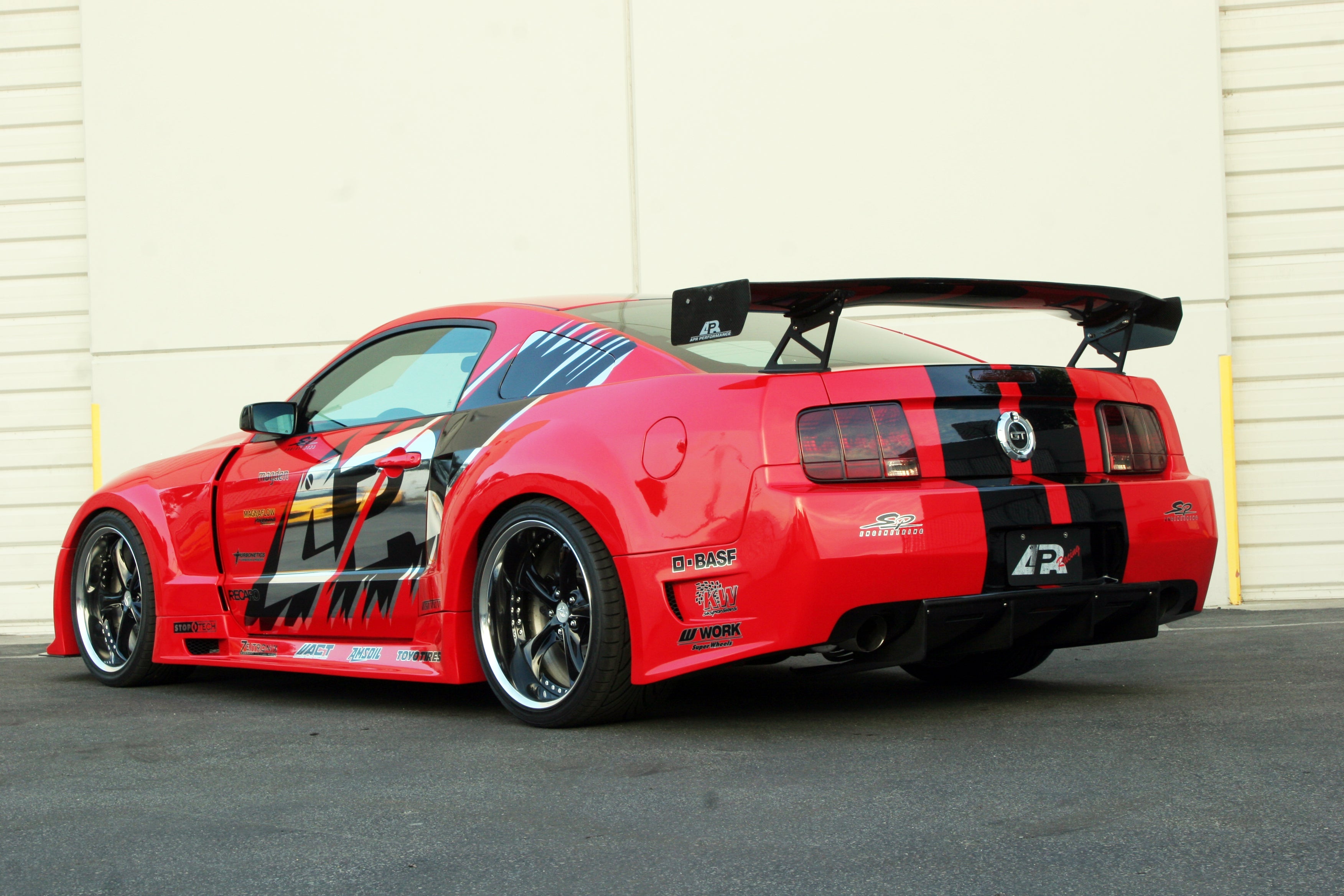 Ford Mustang S197 GT-R Widebody Aerodynamic Kit 2005-2009-Aero kit-Grocery Getter Performance