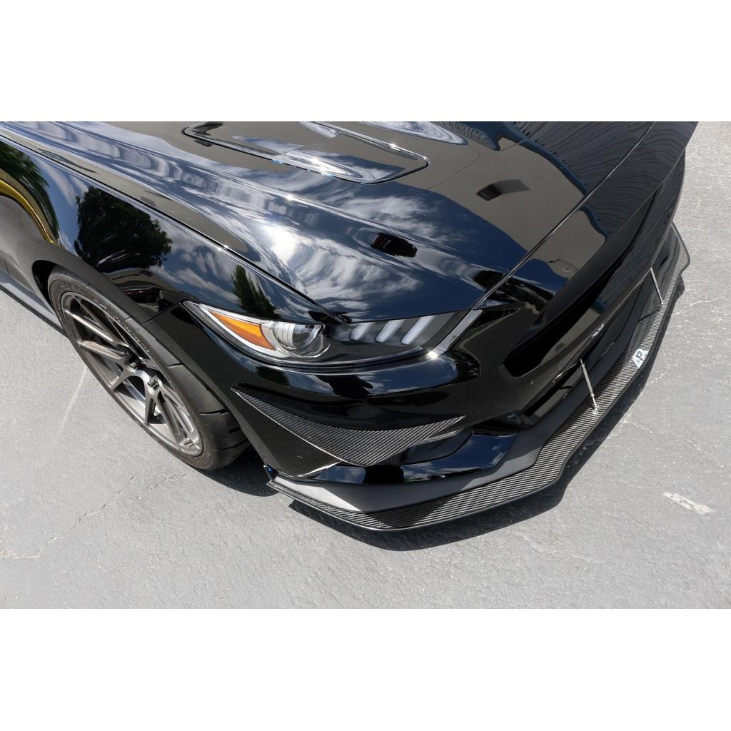 Ford Mustang S550 Carbon Fiber Front Bumper Canards 2015-2017-Front Bumper Canards-Grocery Getter Performance