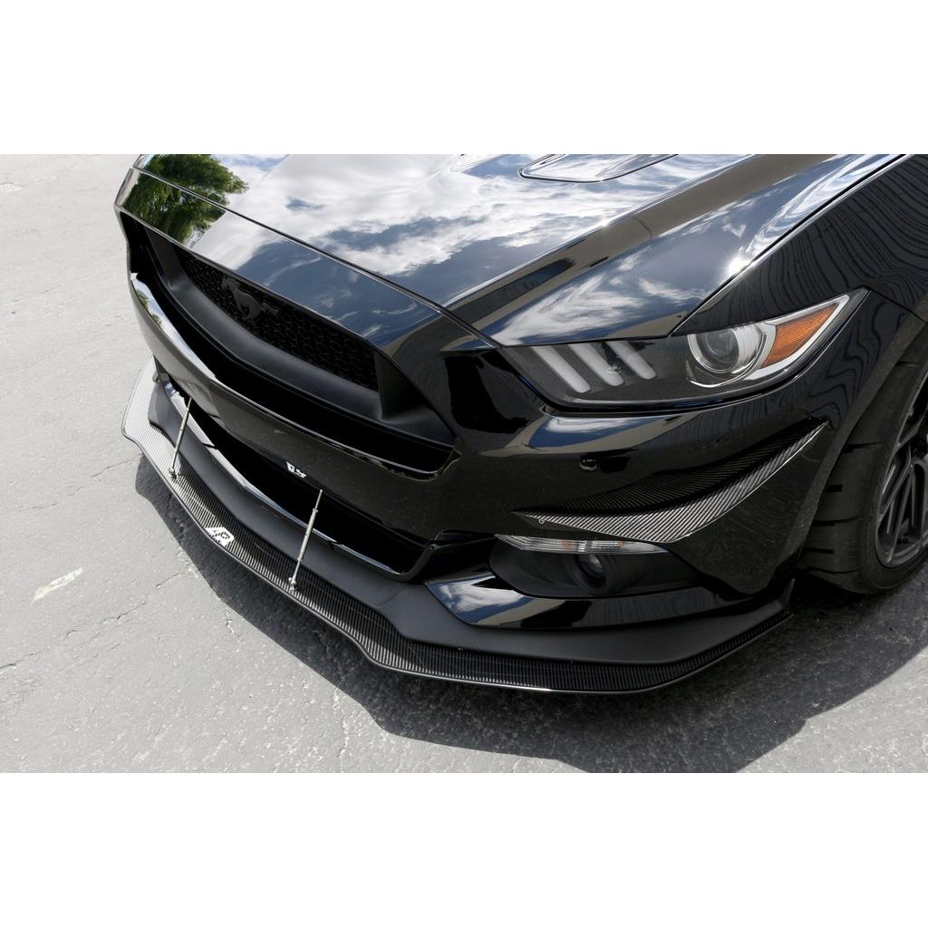 Ford Mustang S550 Carbon Fiber Front Bumper Canards 2015-2017-Front Bumper Canards-Grocery Getter Performance