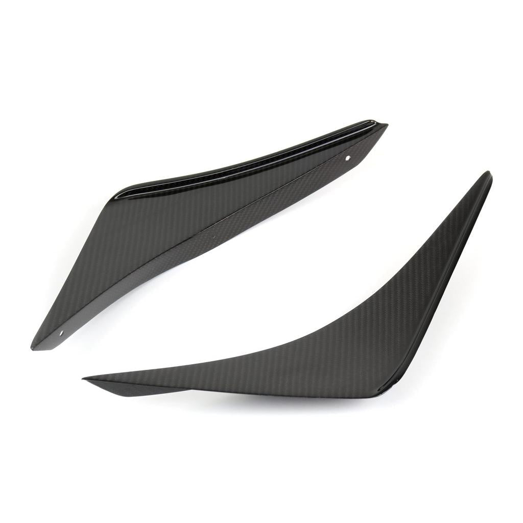 Ford Mustang S550 Carbon Fiber Front Bumper Canards 2015-2017-Front Bumper Canards-Grocery Getter Performance