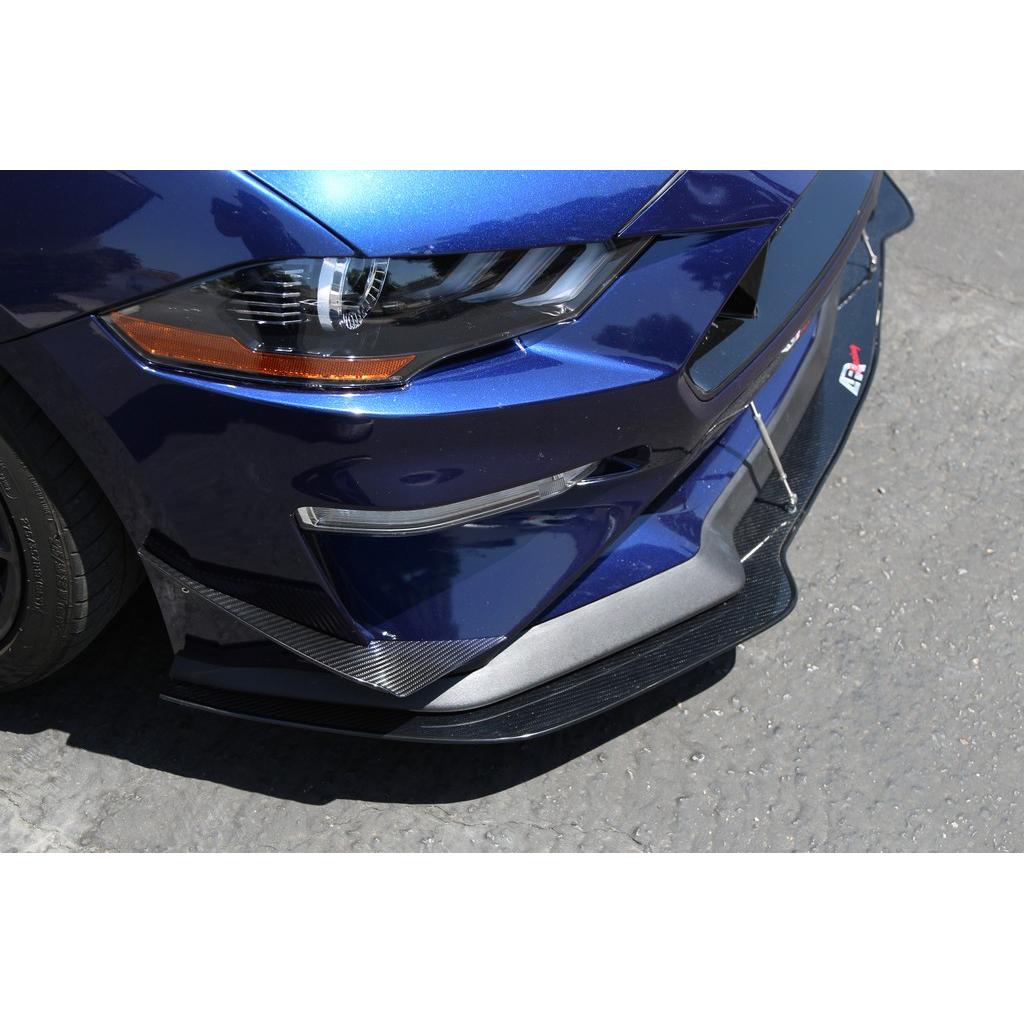 Ford Mustang S550 Carbon Fiber Front Bumper Canards 2018-2023-Front Bumper Canards-Grocery Getter Performance
