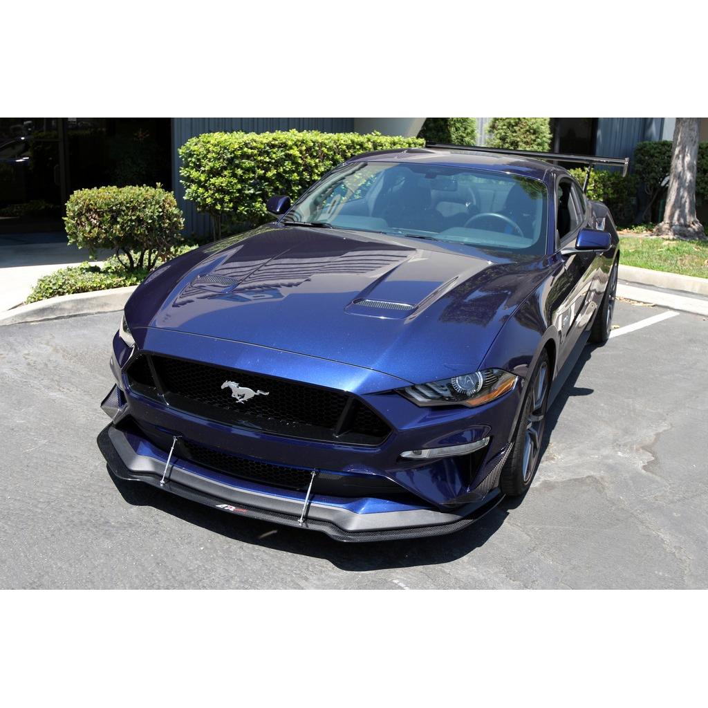 Ford Mustang S550 Carbon Fiber Front Bumper Canards 2018-2023-Front Bumper Canards-Grocery Getter Performance