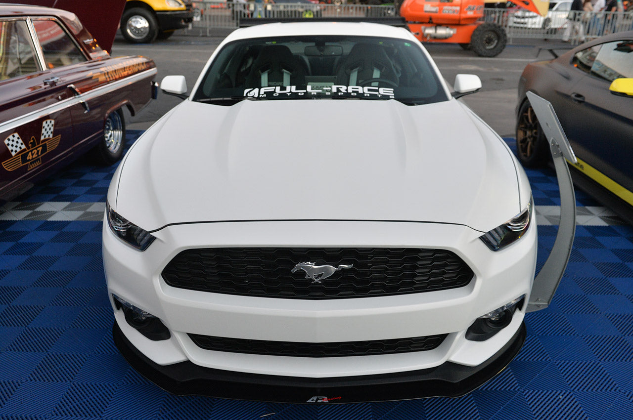 Ford Mustang S550 Carbon Fiber Front Wind Splitter 2015-2017-Front Wind Splitter-Grocery Getter Performance