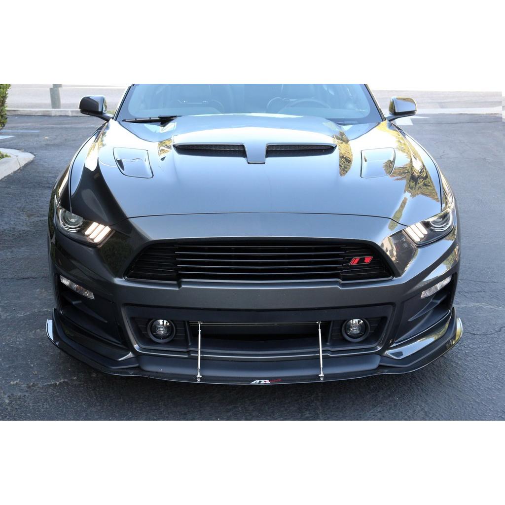 Ford Mustang S550 Carbon Fiber Front Wind Splitter 2015-2017-Front Wind Splitter-Grocery Getter Performance