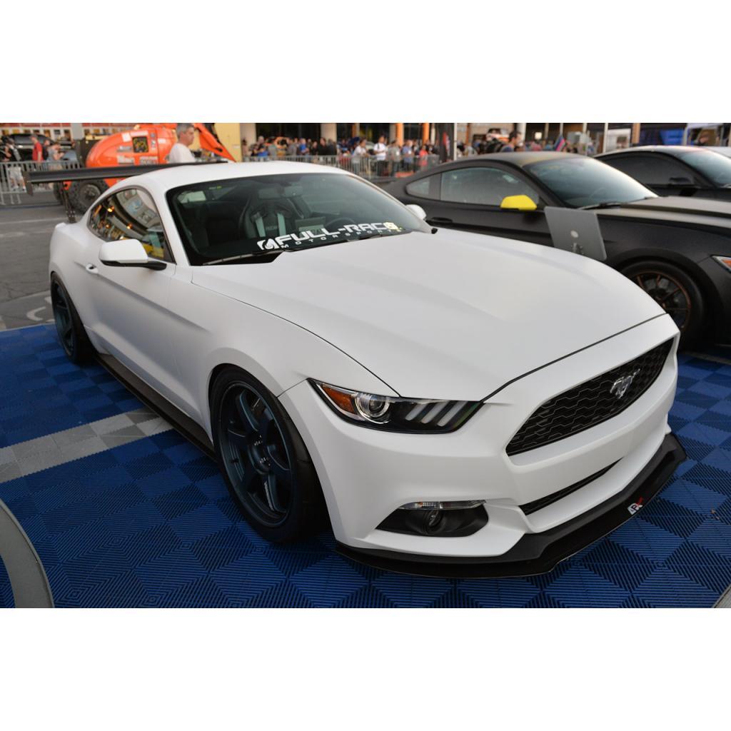 Ford Mustang S550 Carbon Fiber Front Wind Splitter 2015-2017-Front Wind Splitter-Grocery Getter Performance