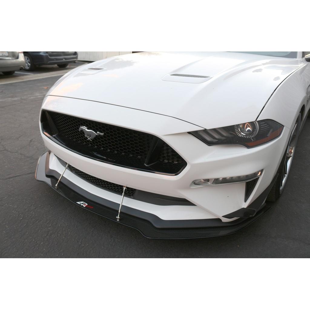 Ford Mustang S550 Carbon Fiber Front Wind Splitter 2018-2023-Front Wind Splitter-Grocery Getter Performance