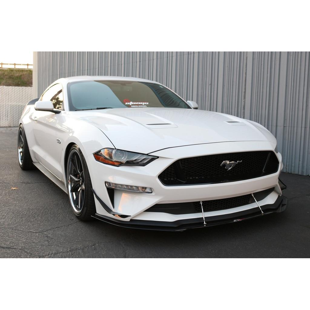 Ford Mustang S550 Carbon Fiber Front Wind Splitter 2018-2023-Front Wind Splitter-Grocery Getter Performance