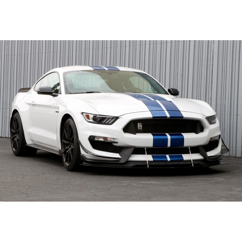 Ford Mustang S550 Shelby GT350 Carbon Fiber Front Bumper Canards 2016 - 2020-Front Bumper Canards-Grocery Getter Performance