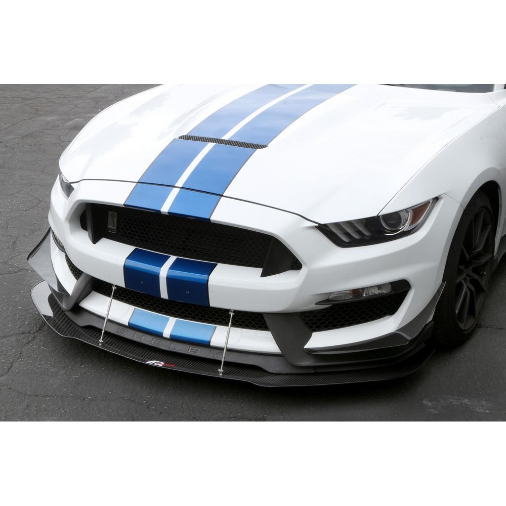 Ford Mustang S550 Shelby GT350 Carbon Fiber Front Bumper Canards 2016 - 2020-Front Bumper Canards-Grocery Getter Performance