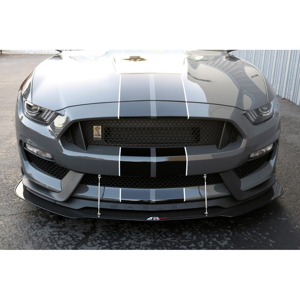 Ford Mustang S550 Shelby GT350 / GT350R Carbon Fiber Front Wind Splitter 2015-2023-Front Wind Splitter-Grocery Getter Performance