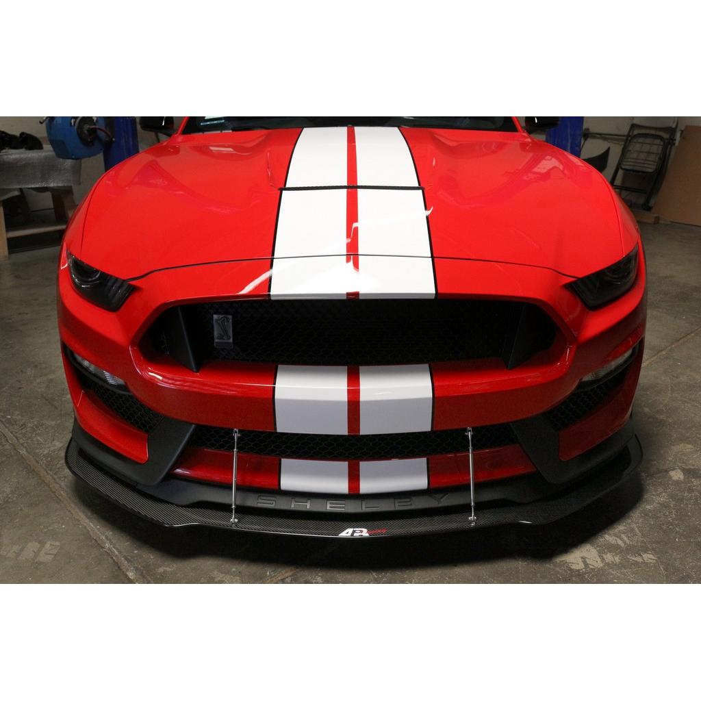 Ford Mustang S550 Shelby GT350 / GT350R Carbon Fiber Front Wind Splitter 2015-2023-Front Wind Splitter-Grocery Getter Performance