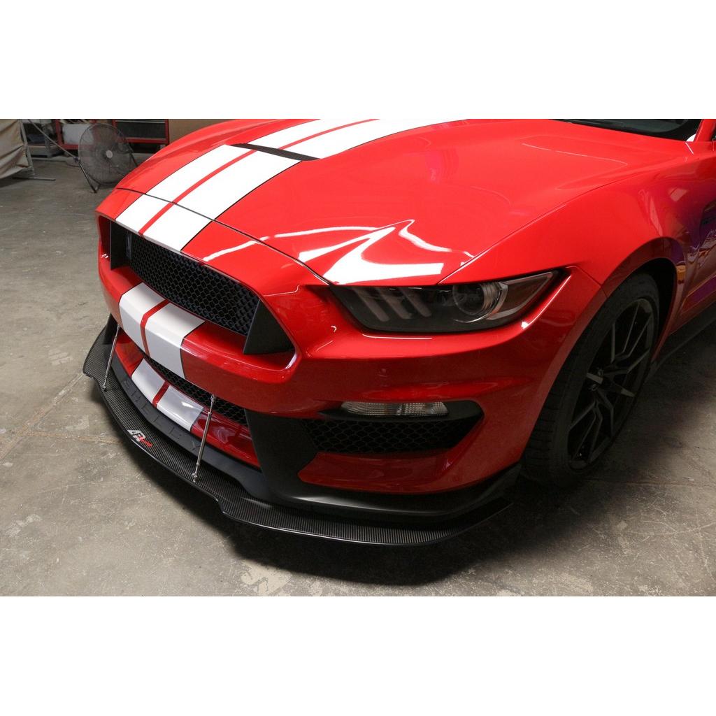 Ford Mustang S550 Shelby GT350 / GT350R Carbon Fiber Front Wind Splitter 2015-2023-Front Wind Splitter-Grocery Getter Performance
