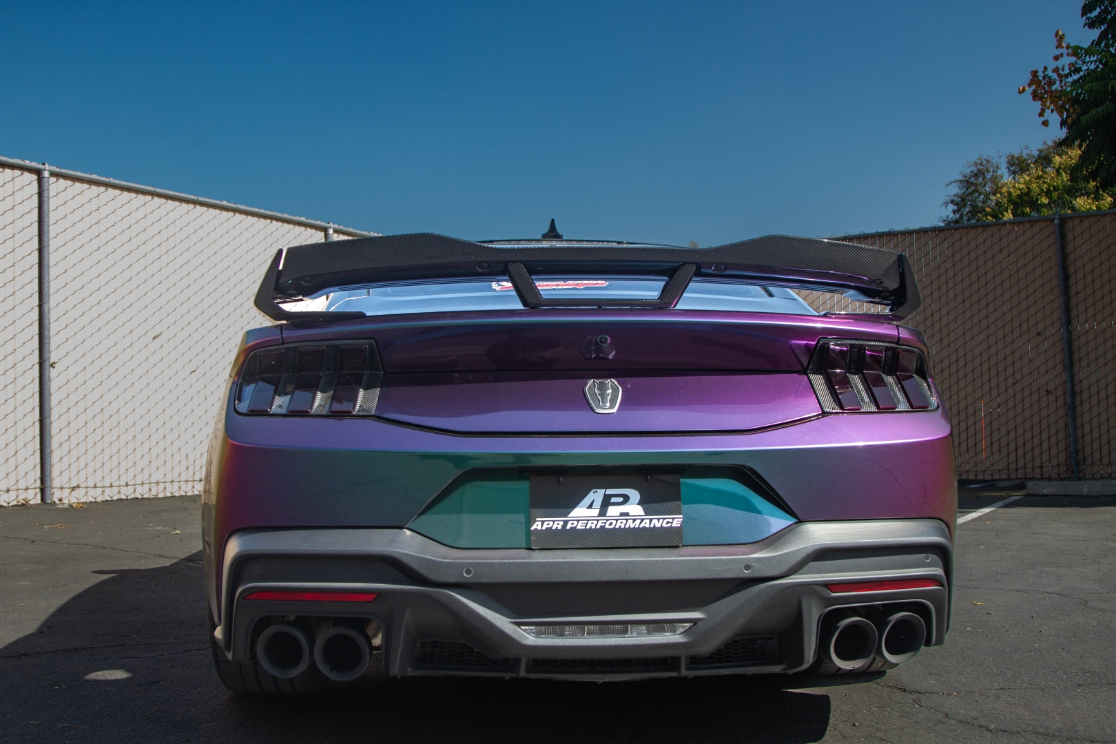 Ford Mustang S650 Dark Horse Carbon Fiber Spoiler with Gurney 2024 - Current-Rear spoiler-Grocery Getter Performance