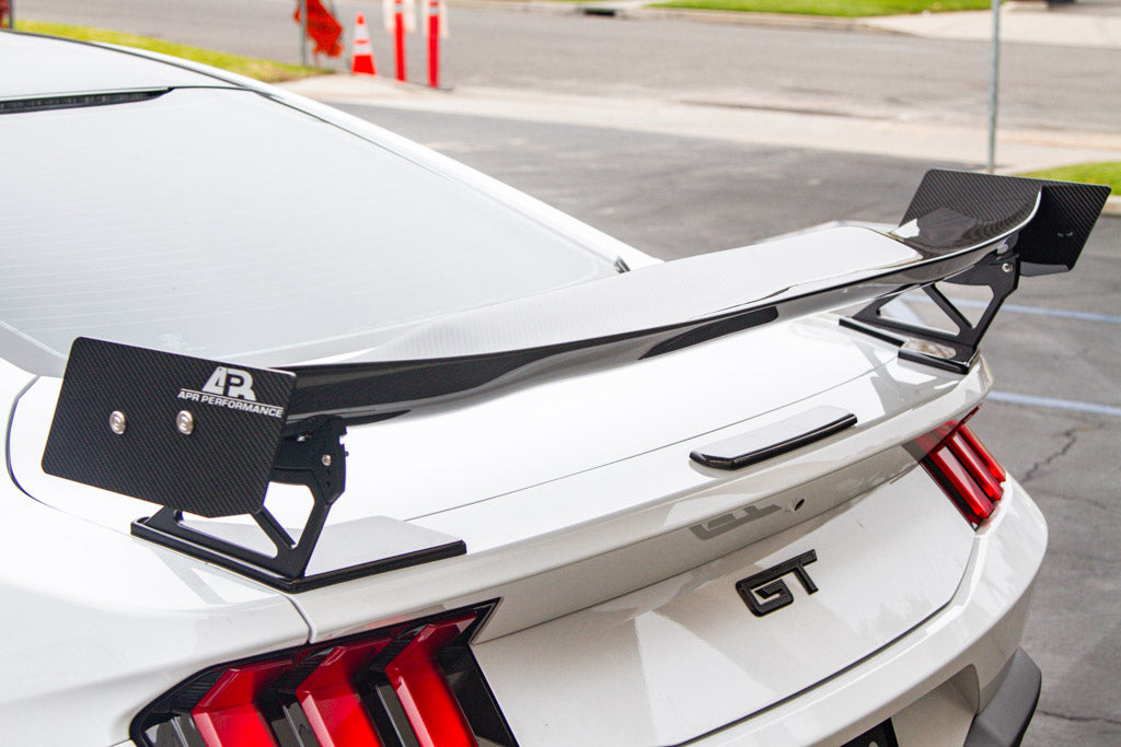 Ford Mustang S650 GTC200 Carbon Fiber Adjustable Wing 2024 - Current-GTC-200 Wing-Grocery Getter Performance
