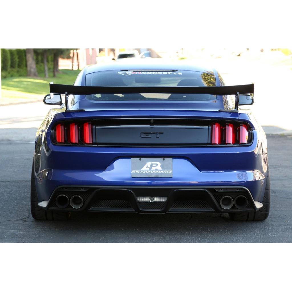 Ford Mustang Shelby GT350 GT500 S550 2015-2017 GTC200 Carbon Fiber Adjustable Wing-GTC-200 Wing-Grocery Getter Performance