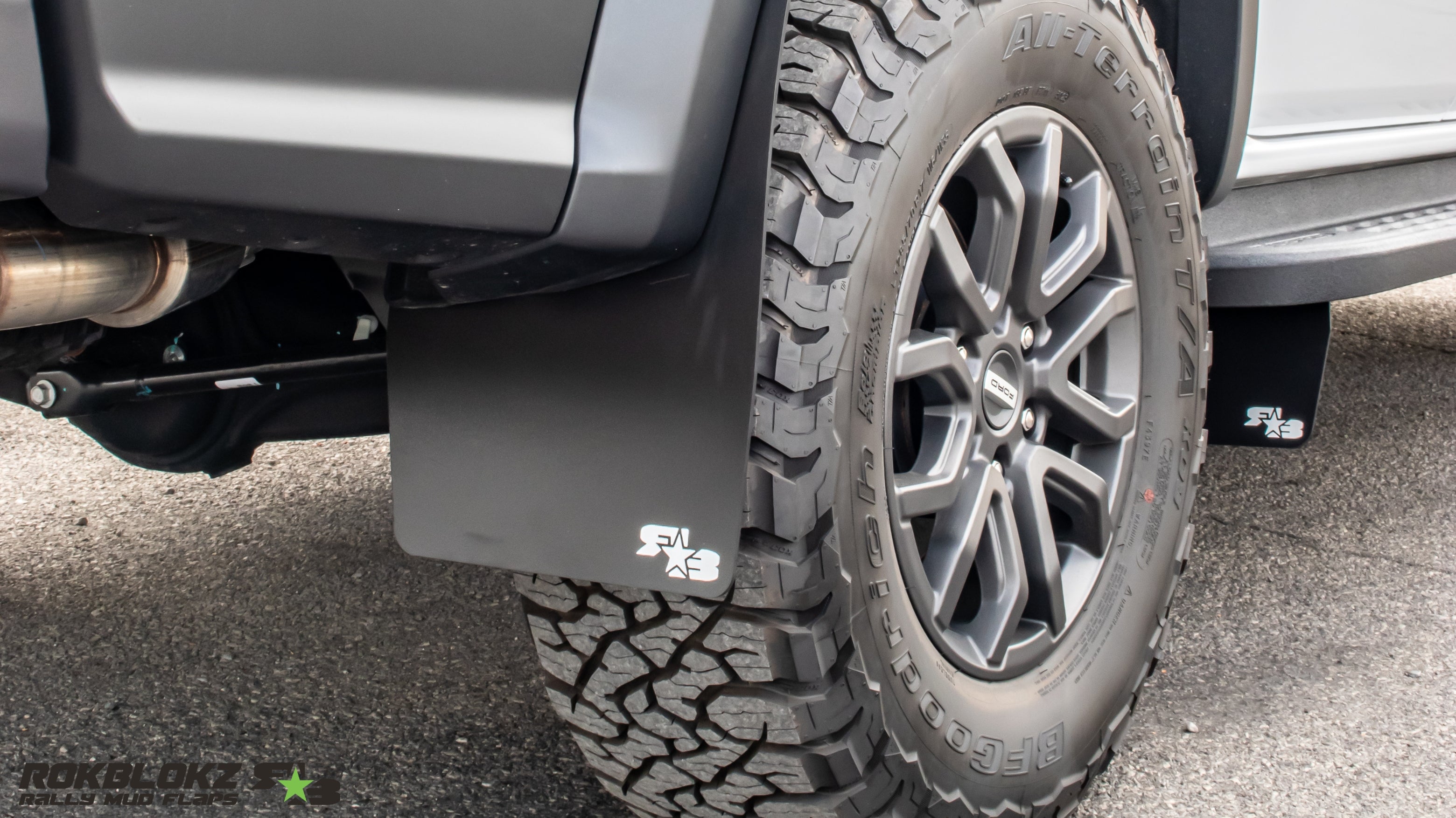 Ford Ranger RAPTOR 2024+ Mid-Ship Mud Flaps