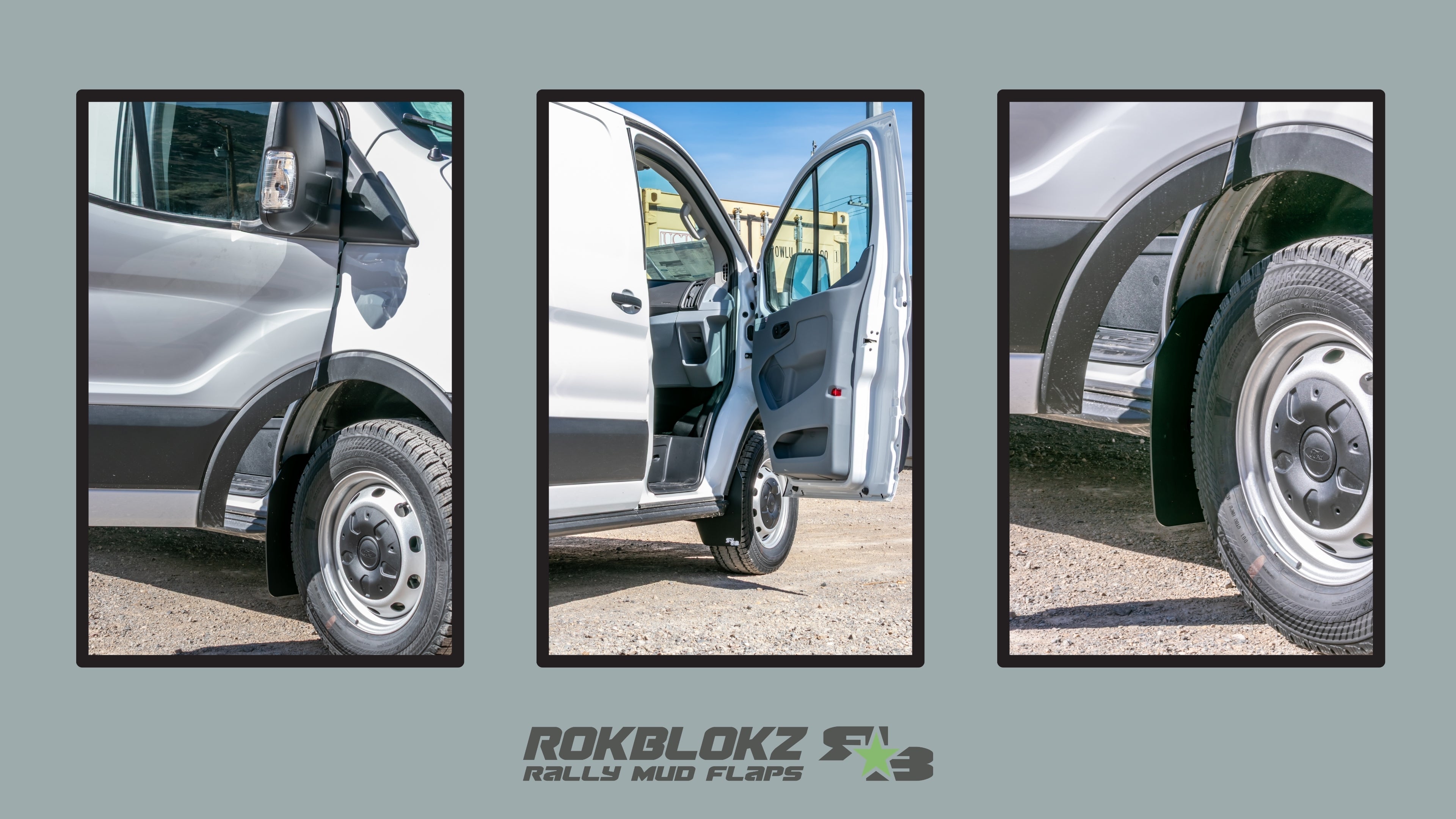Ford Transit 2015-2026 Mud Flaps