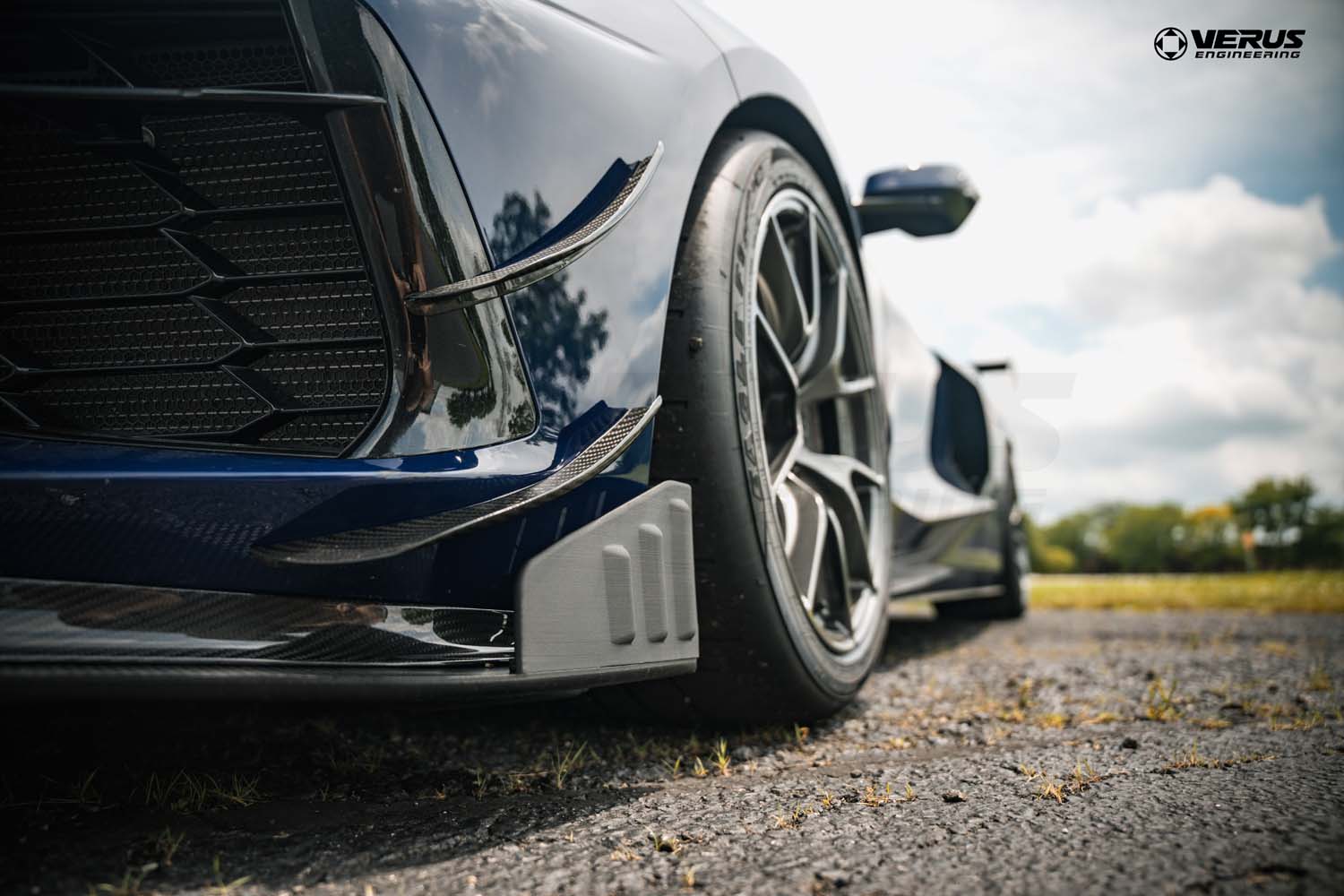 Front Splitter Endplates, WF Spec - Corvette Stingray (C8)-Grocery Getter Performance
