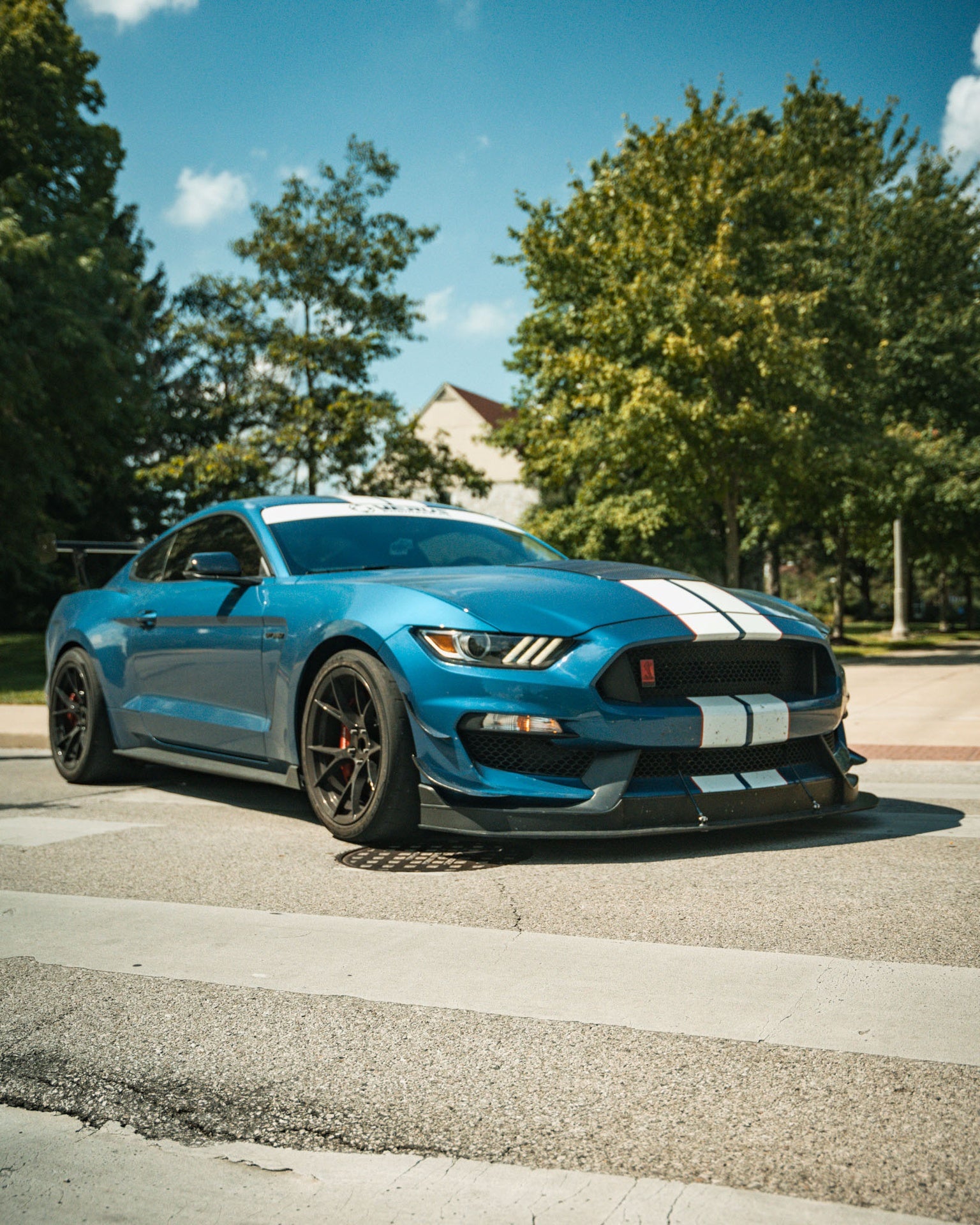 Front Splitter Kit - Ford Mustang Shelby GT350-Grocery Getter Performance