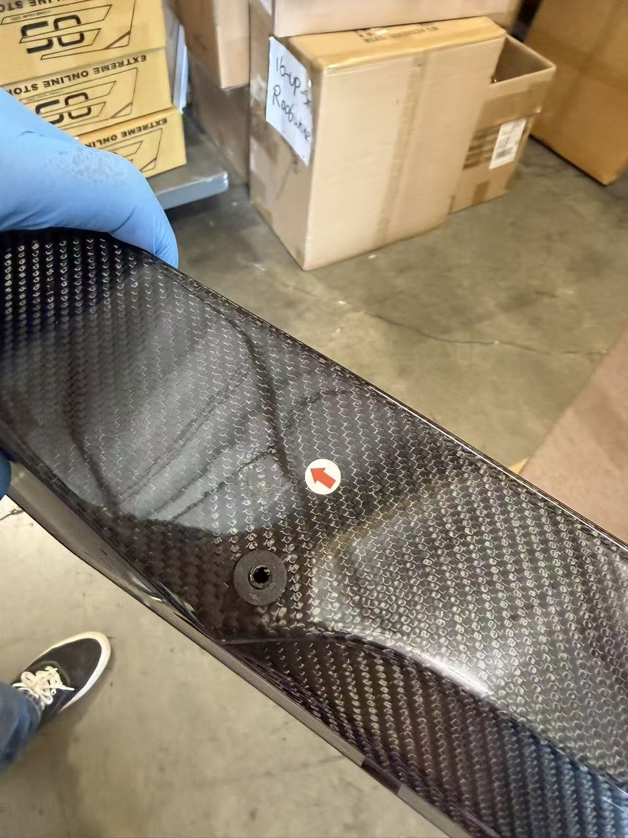 Blemished / Outlet - 2009-15 Cadillac CTS-V Sedan Full Carbon Fiber Wickerbill Rear Trunk Spoiler