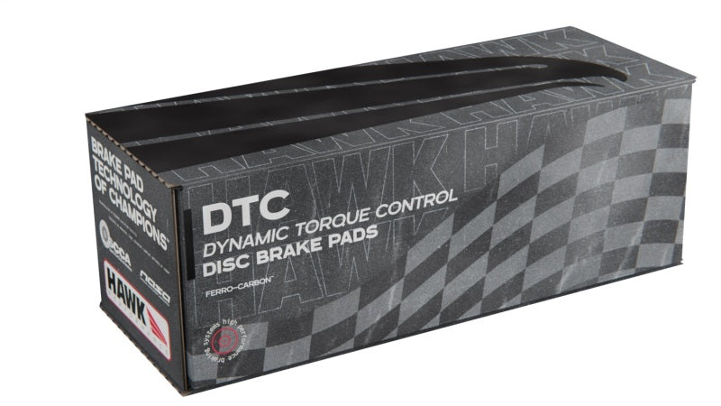 Hawk 06-13 Chevrolet Corvette Z06 DTC-30 Race Rear Brake Pads (One Piece)-Brake Pads - Racing-Grocery Getter Performance