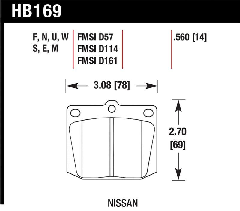 Hawk HP+ Street Brake Pads-Brake Pads - Performance-Grocery Getter Performance