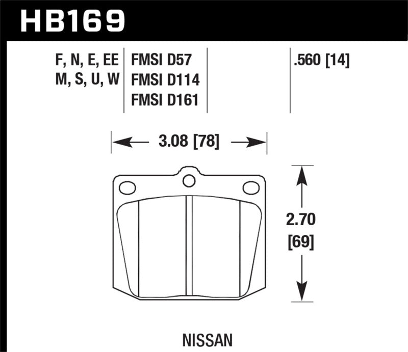 Hawk HP+ Street Brake Pads-Brake Pads - Performance-Grocery Getter Performance