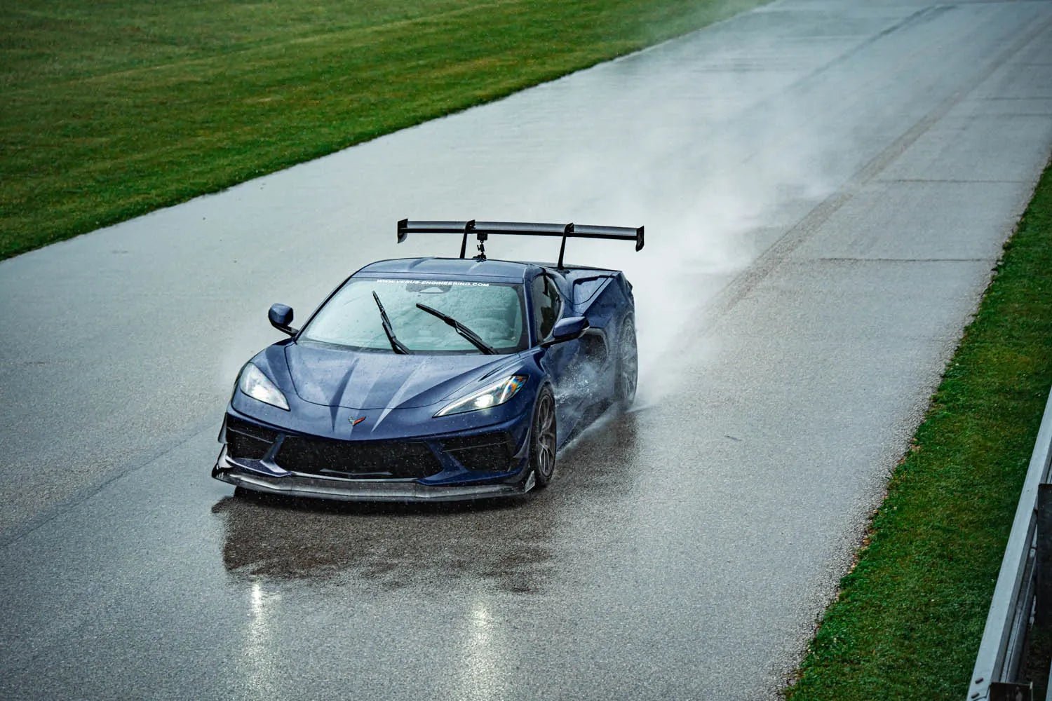 High Downforce Front Splitter Endplates - Corvette Stingray (C8) - Grocery Getter Performance