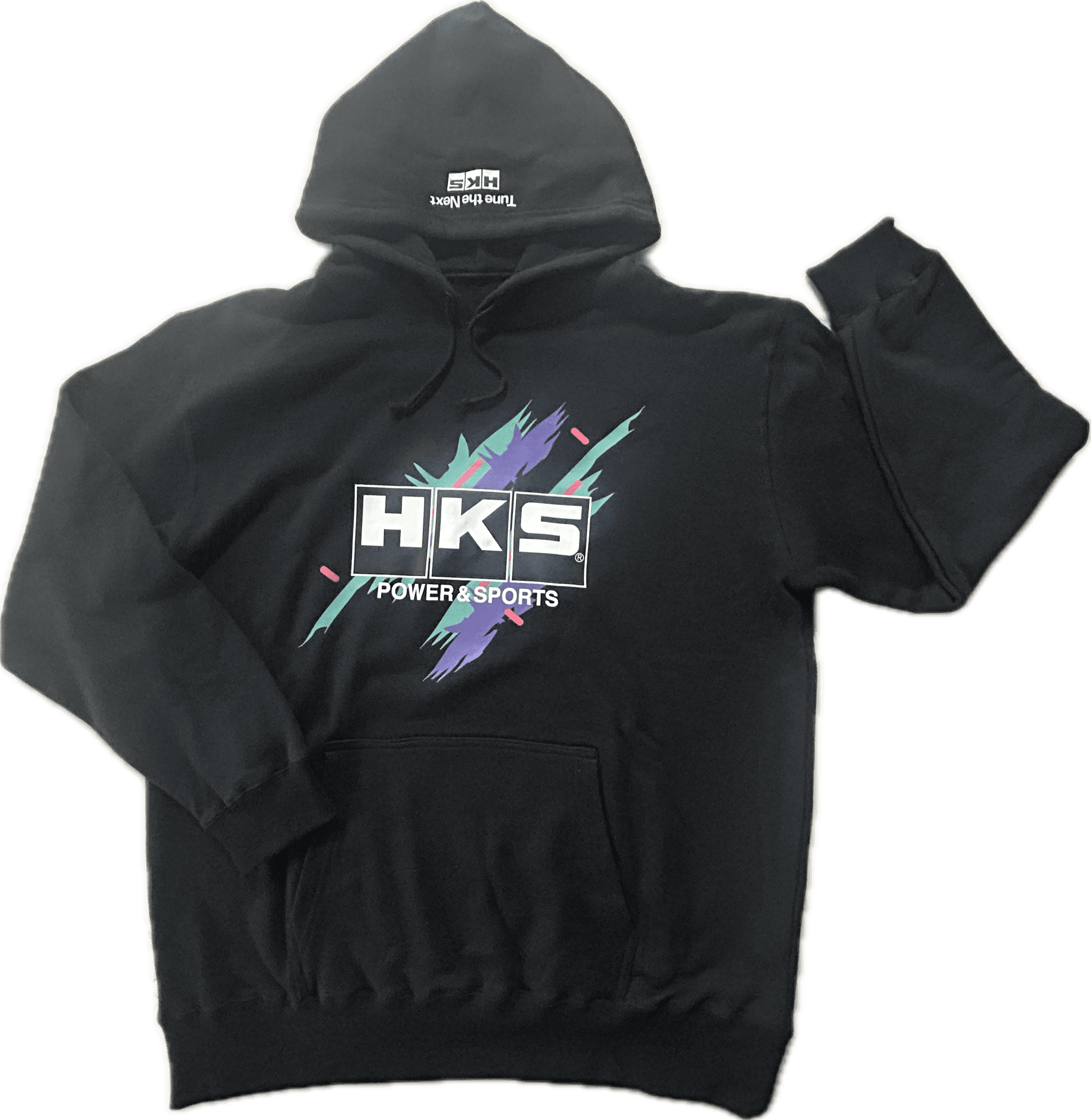 HKS HOODIE SUPER RACING BLACK L-Grocery Getter Performance