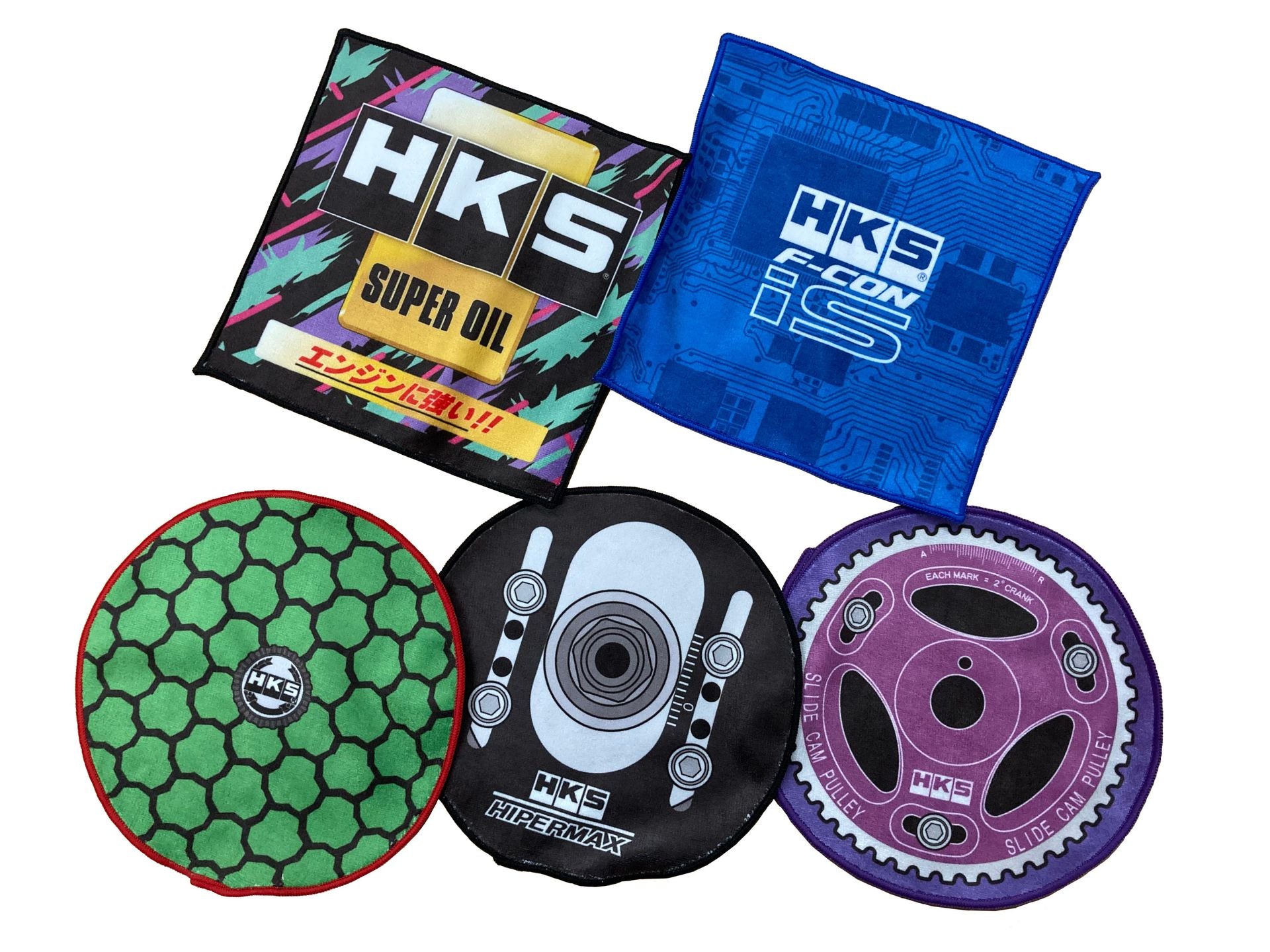 HKS MINI TOWEL ASSORT (5 pcs)-Grocery Getter Performance