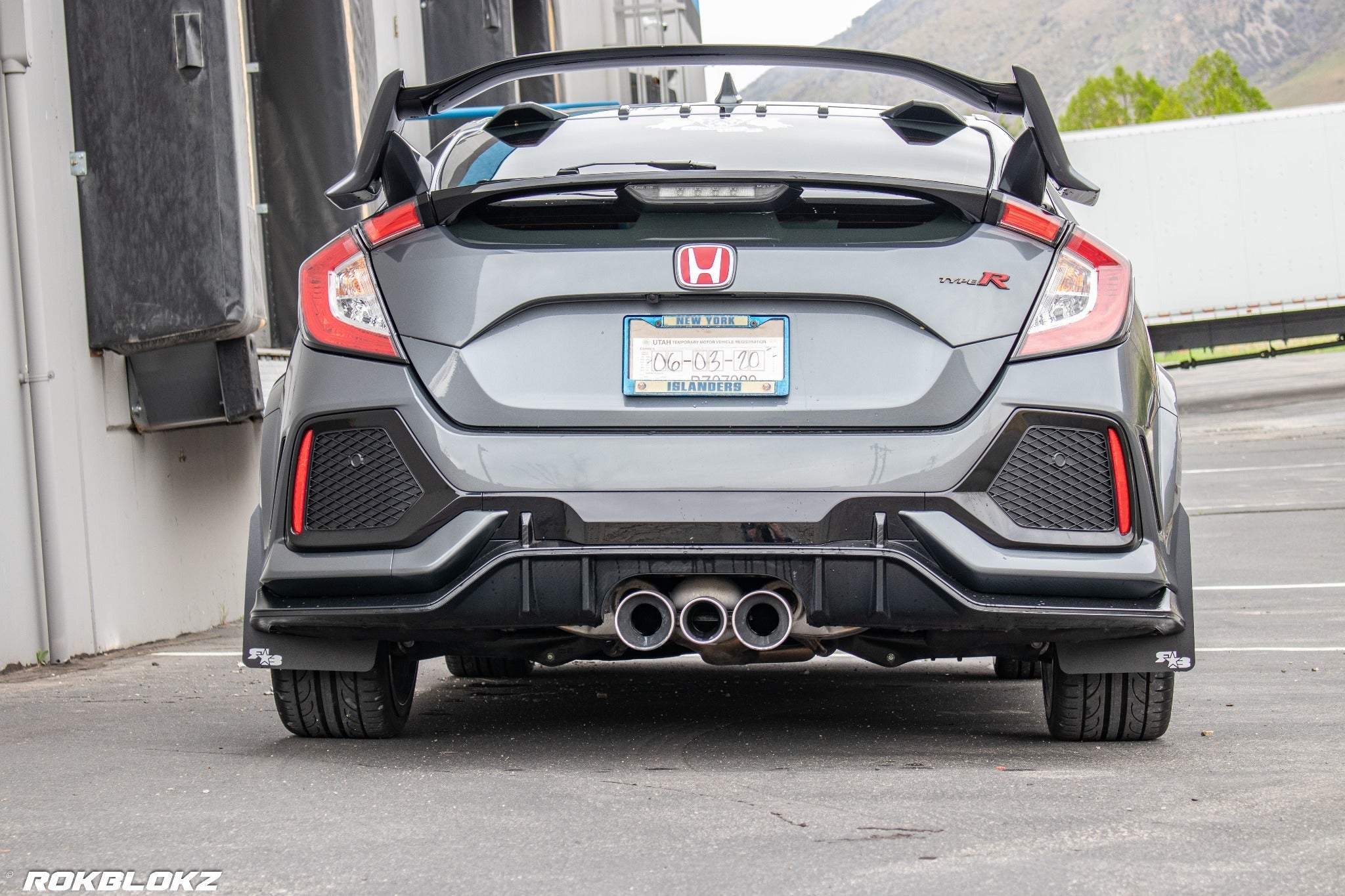 Honda Civic Type R 2017-2021 Rally Mud Flaps
