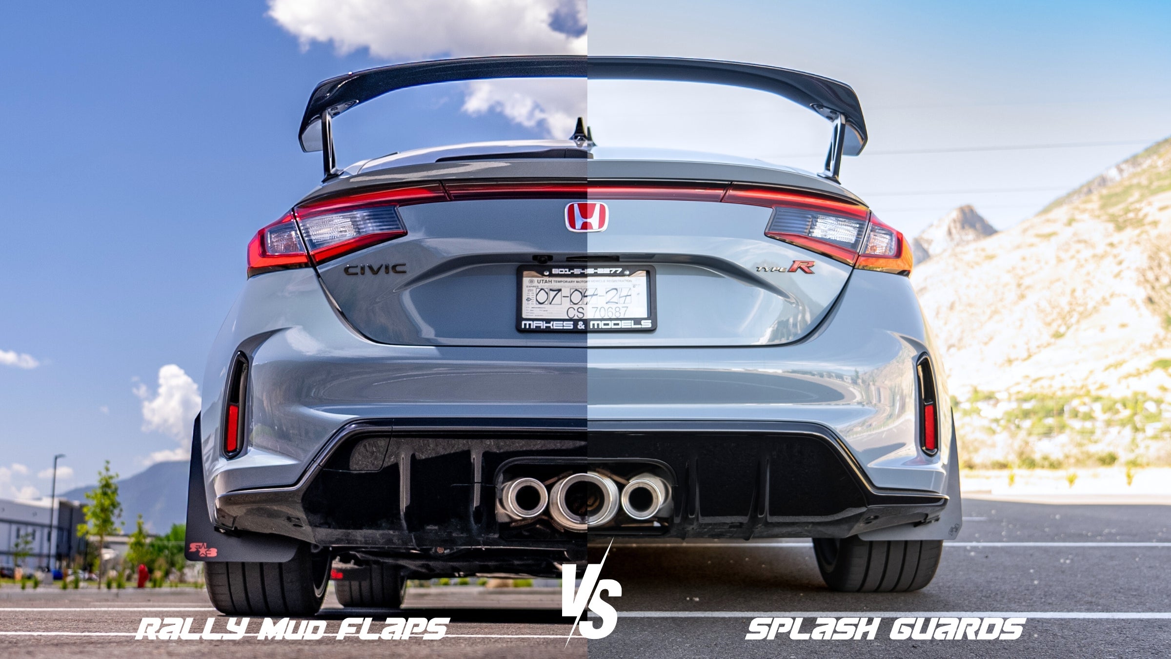 Honda Civic Type R (FL5) 2023+ Splash Guards