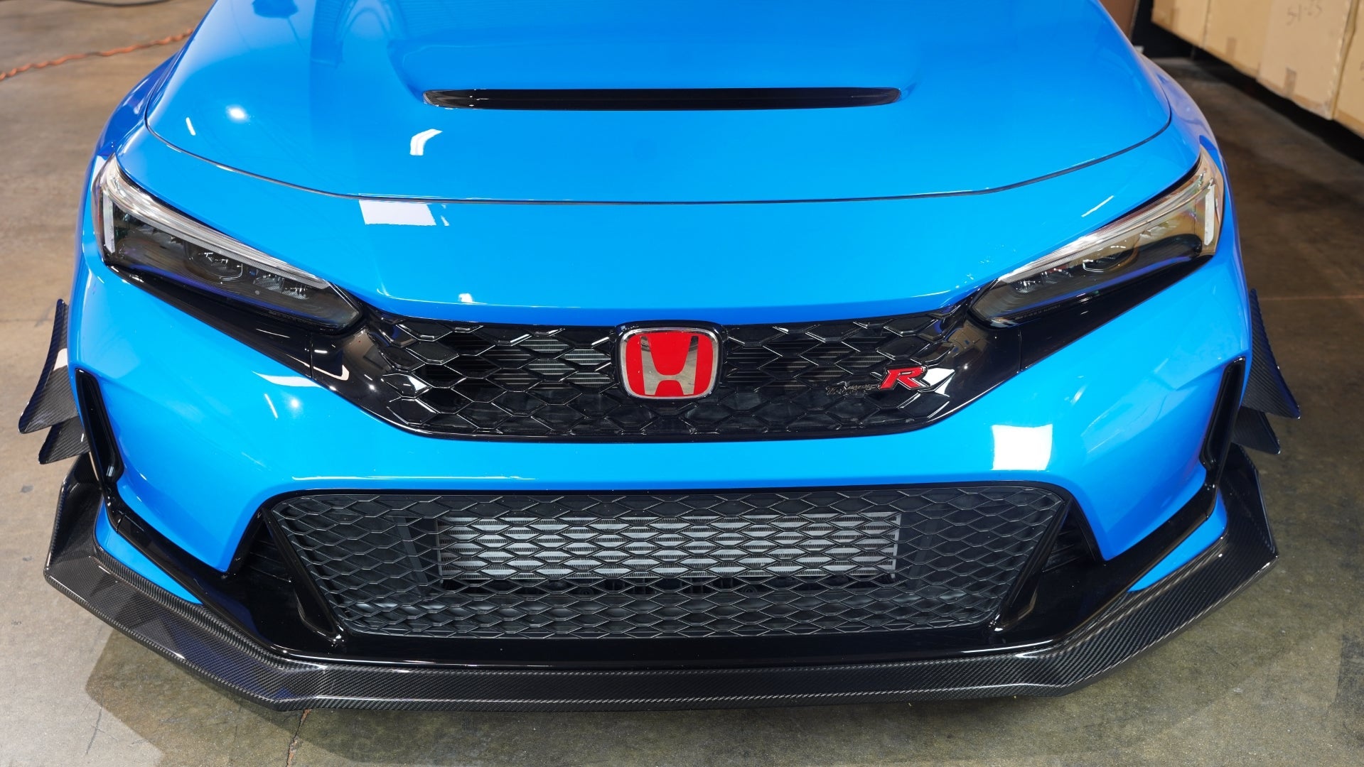 Honda FL5 Civic Type R Carbon Fiber Front Bumper Canards 2023 - Current-Front Bumper Canards-Grocery Getter Performance