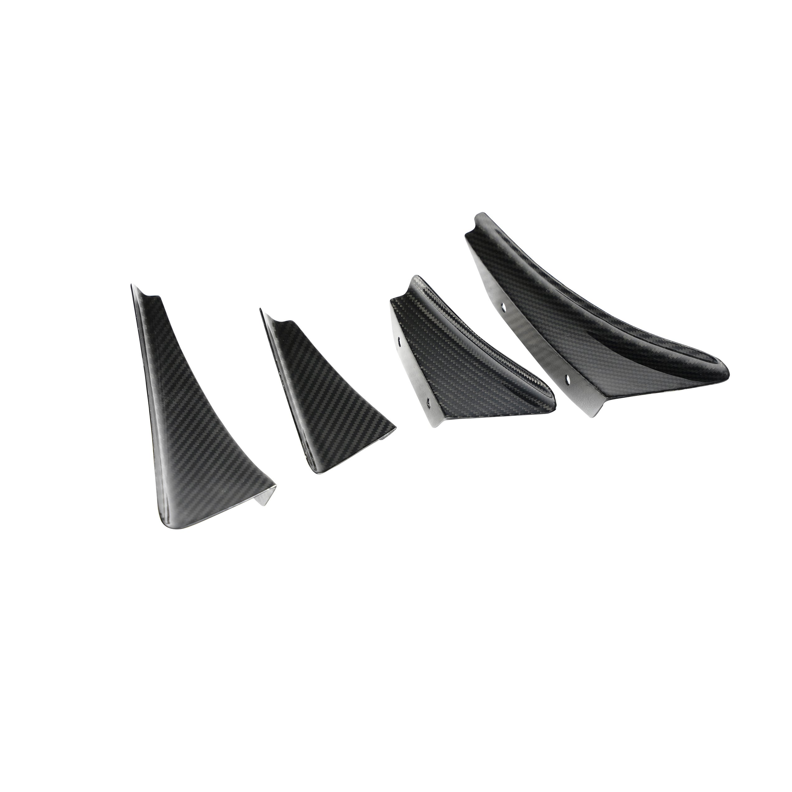 Honda FL5 Civic Type R Carbon Fiber Front Bumper Canards 2023 - Current-Front Bumper Canards-Grocery Getter Performance