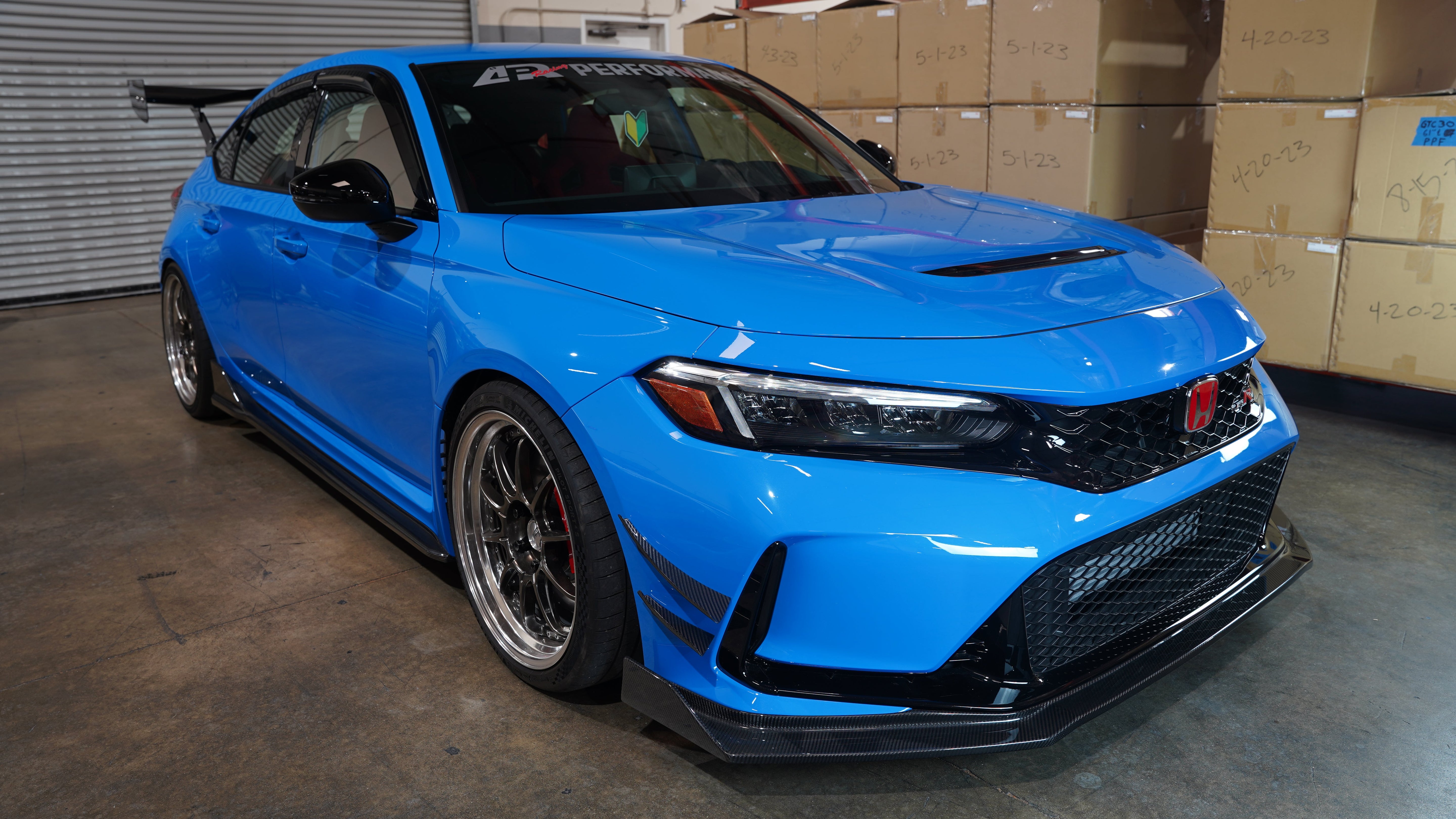 Honda FL5 Civic Type R GTC300 Carbon Fiber Adjustable Wing 67" 2023 - Current-GTC-300 Wing-Grocery Getter Performance
