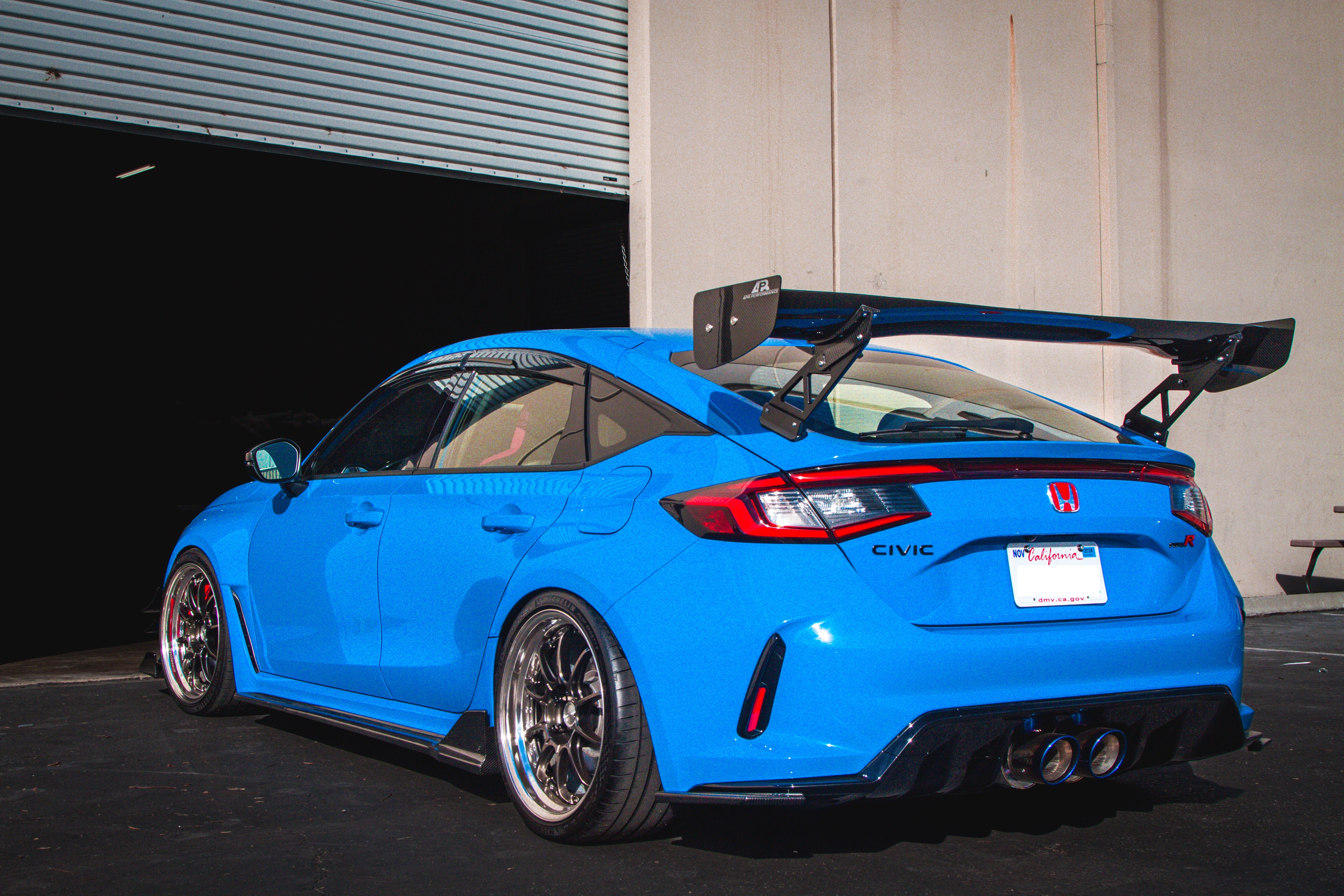 Honda FL5 Civic Type R GTC300 Carbon Fiber Adjustable Wing 67" 2023 - Current-GTC-300 Wing-Grocery Getter Performance