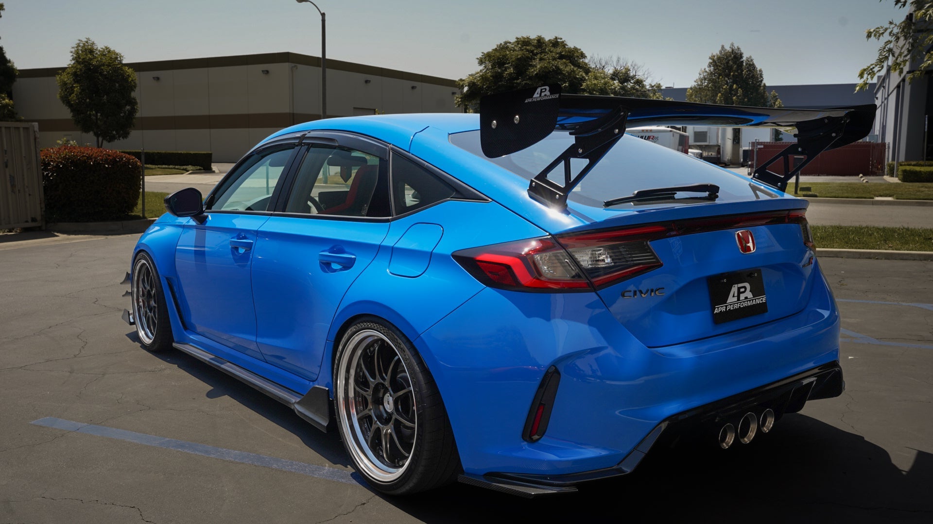 Honda FL5 Civic Type R GTC300 Carbon Fiber Adjustable Wing 67" 2023 - Current-GTC-300 Wing-Grocery Getter Performance