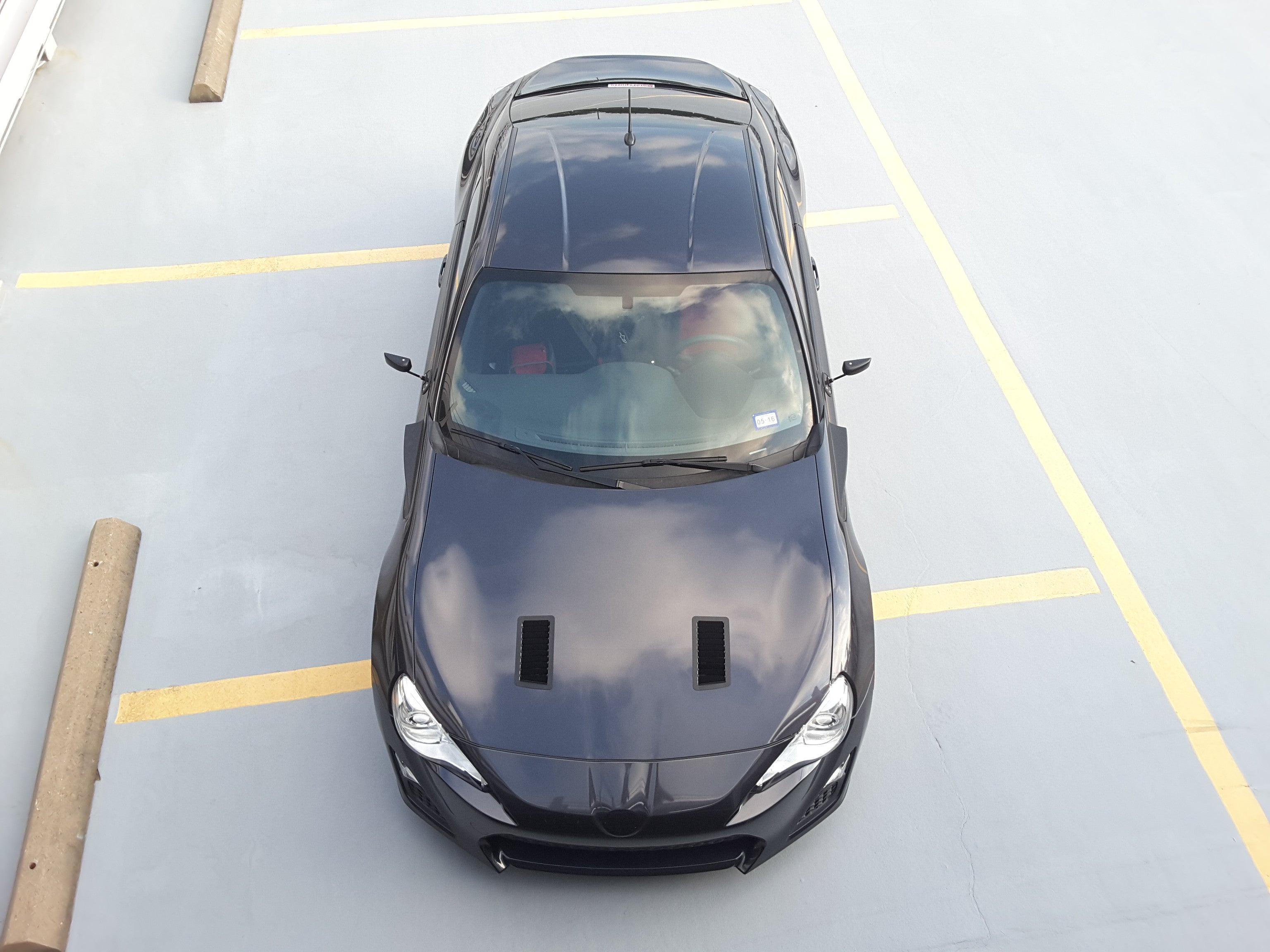 Hood Louver Kit, Large Vents - BRZ/FRS/GT86