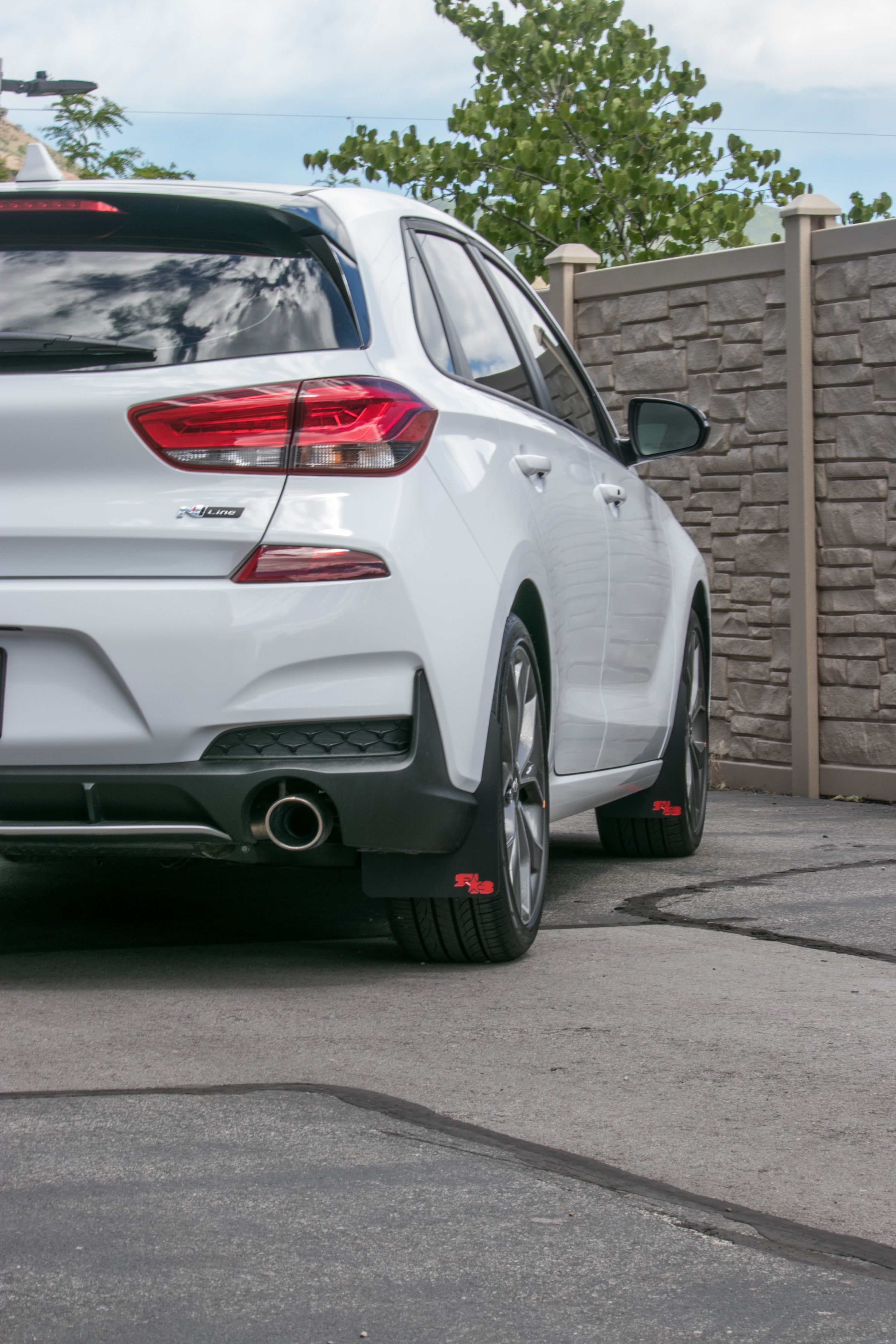 Hyundai Elantra GT N-Line Hatchback 2019-2020 Rally Mud Flaps